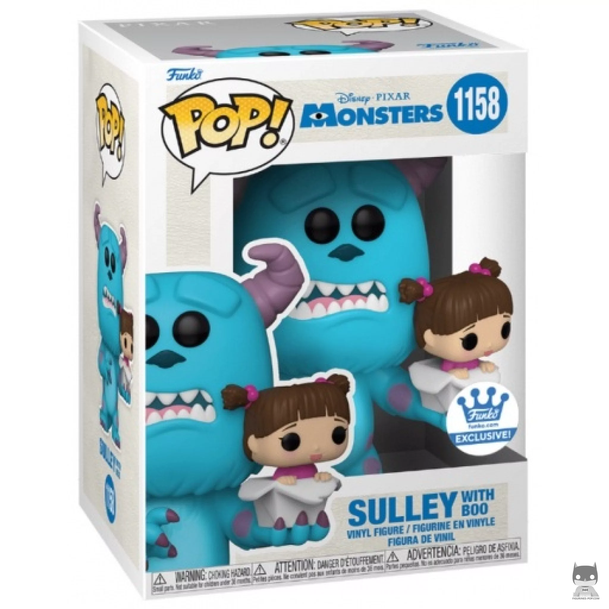 Figura Funko Pop! Sulley con Boo en su caja
