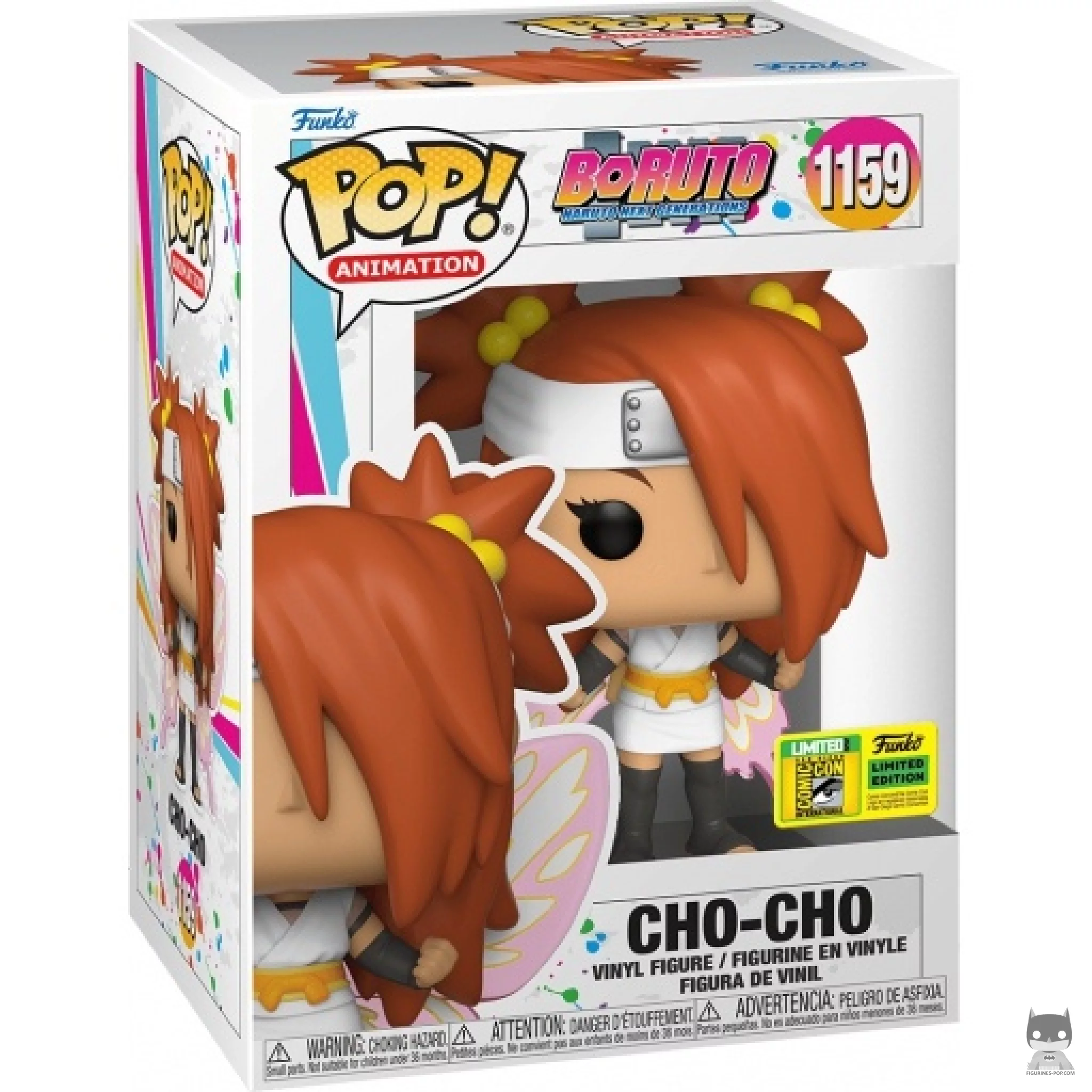Figura Funko Pop! Cho-Cho en su caja