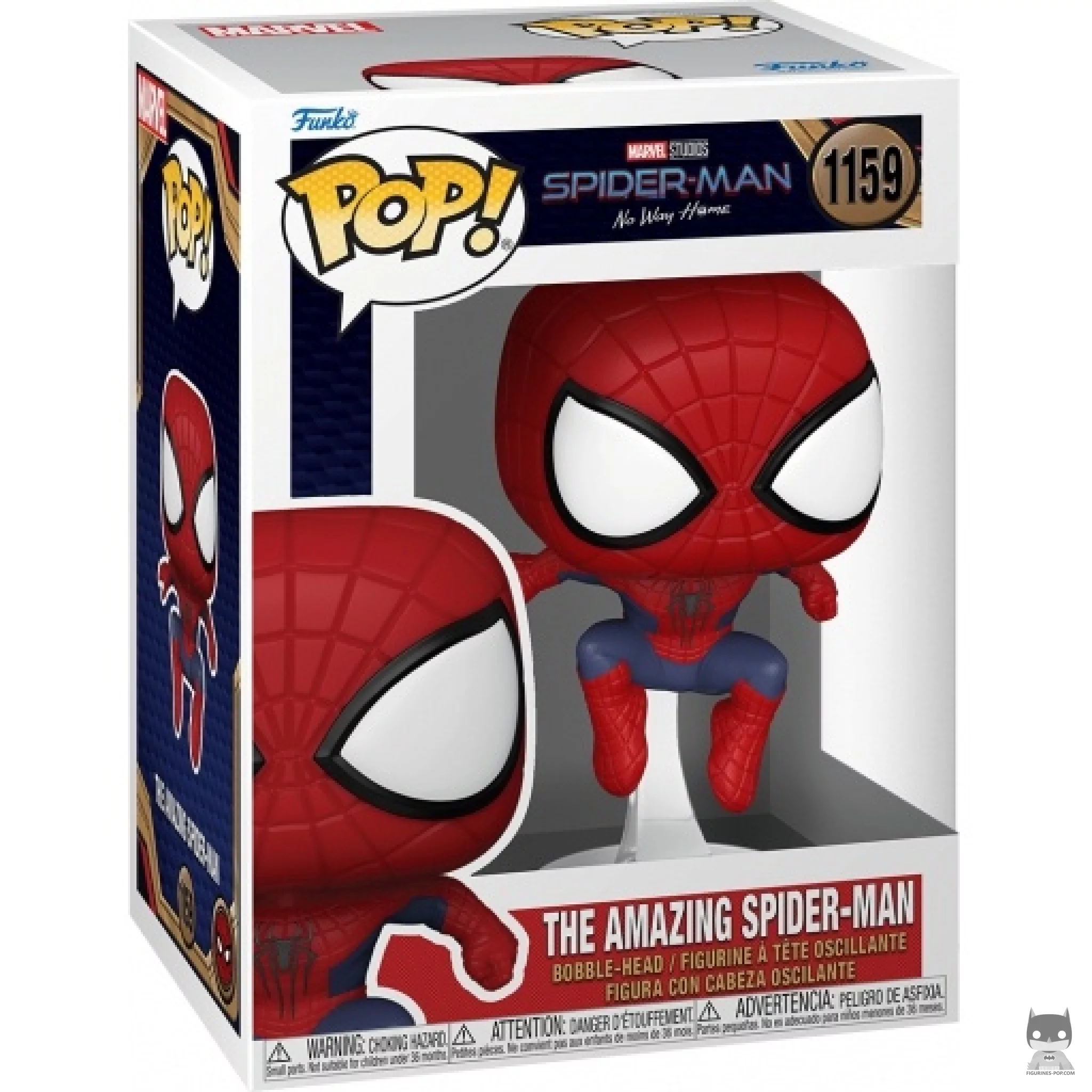 Figura Funko Pop! The Amazing Spider-Man (Andrew Garfield) en su caja
