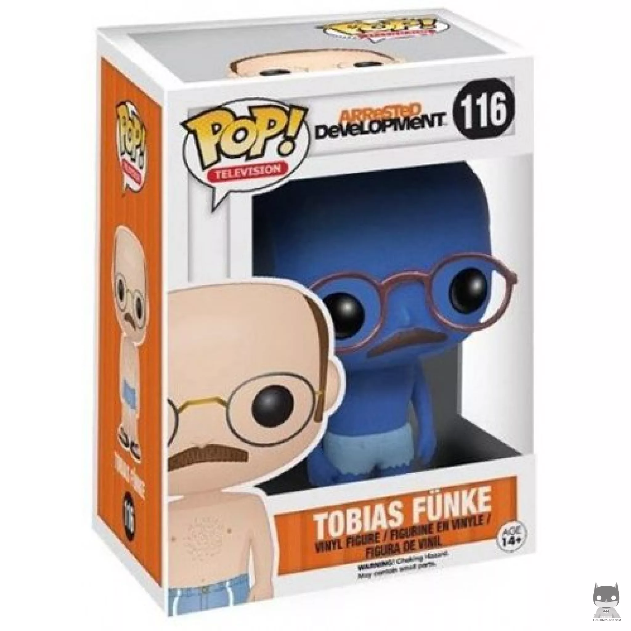Figura Funko Pop! Tobias Funke (Azul) en su caja