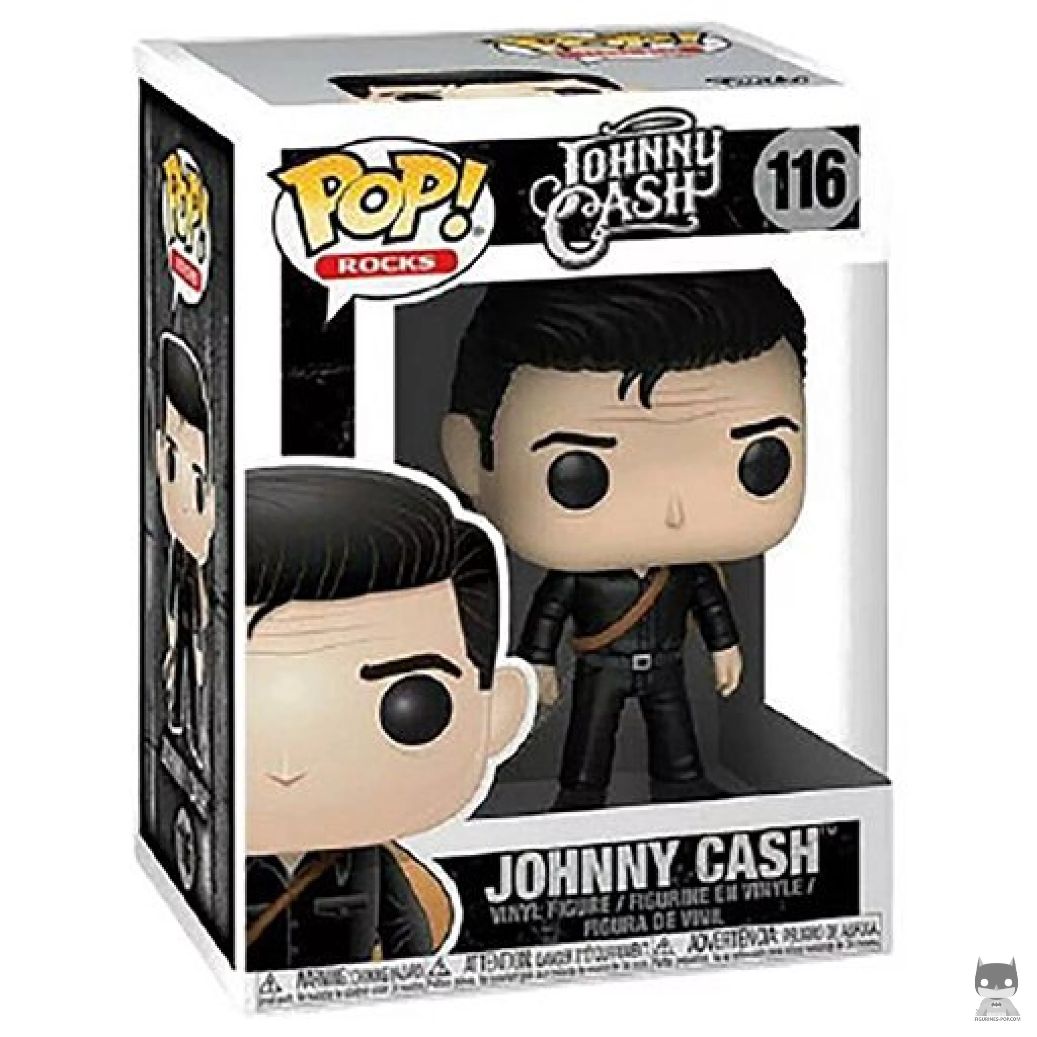Figura Funko Pop! Johnny Cash en su caja