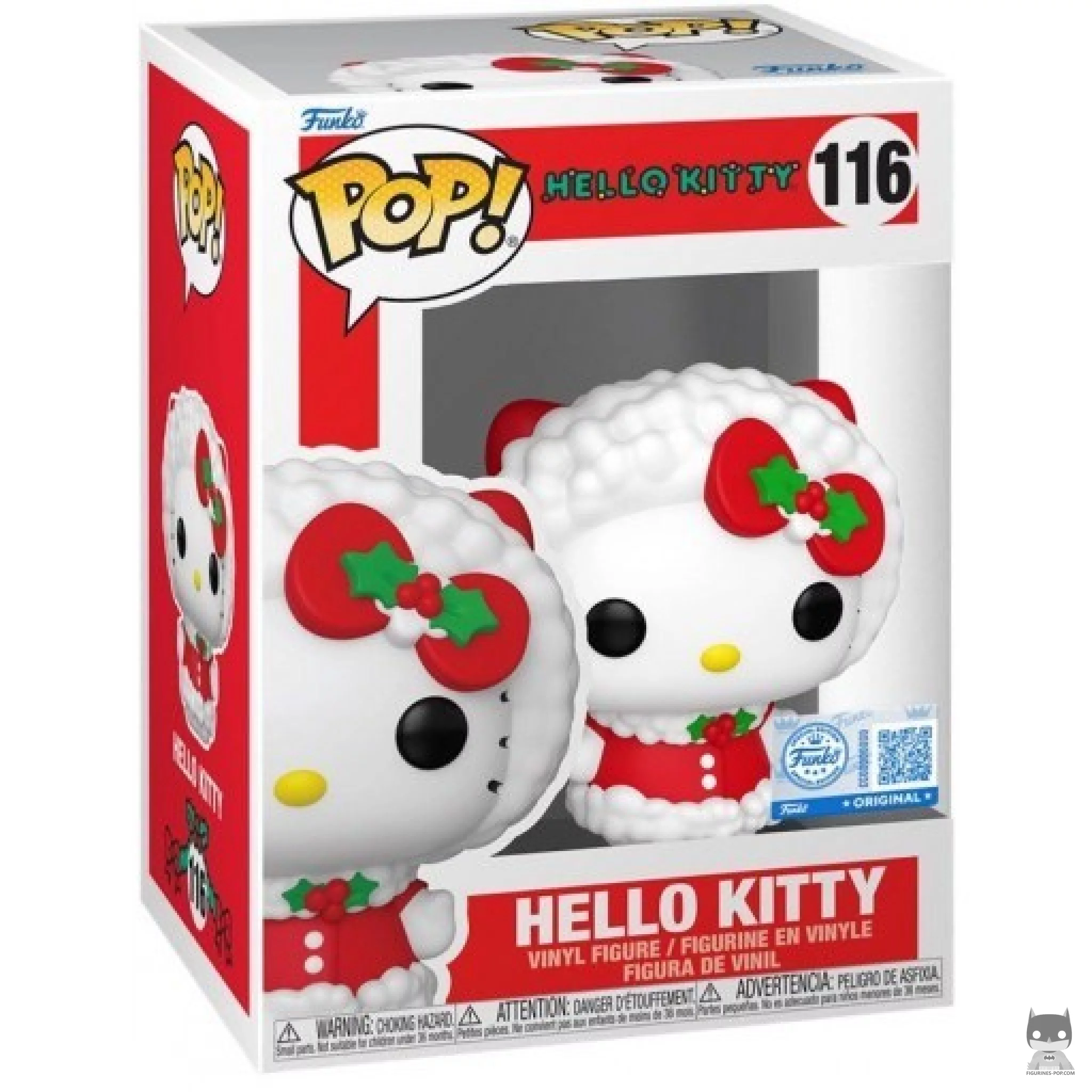 Figura Funko Pop! Hello Kitty (Navidad) en su caja