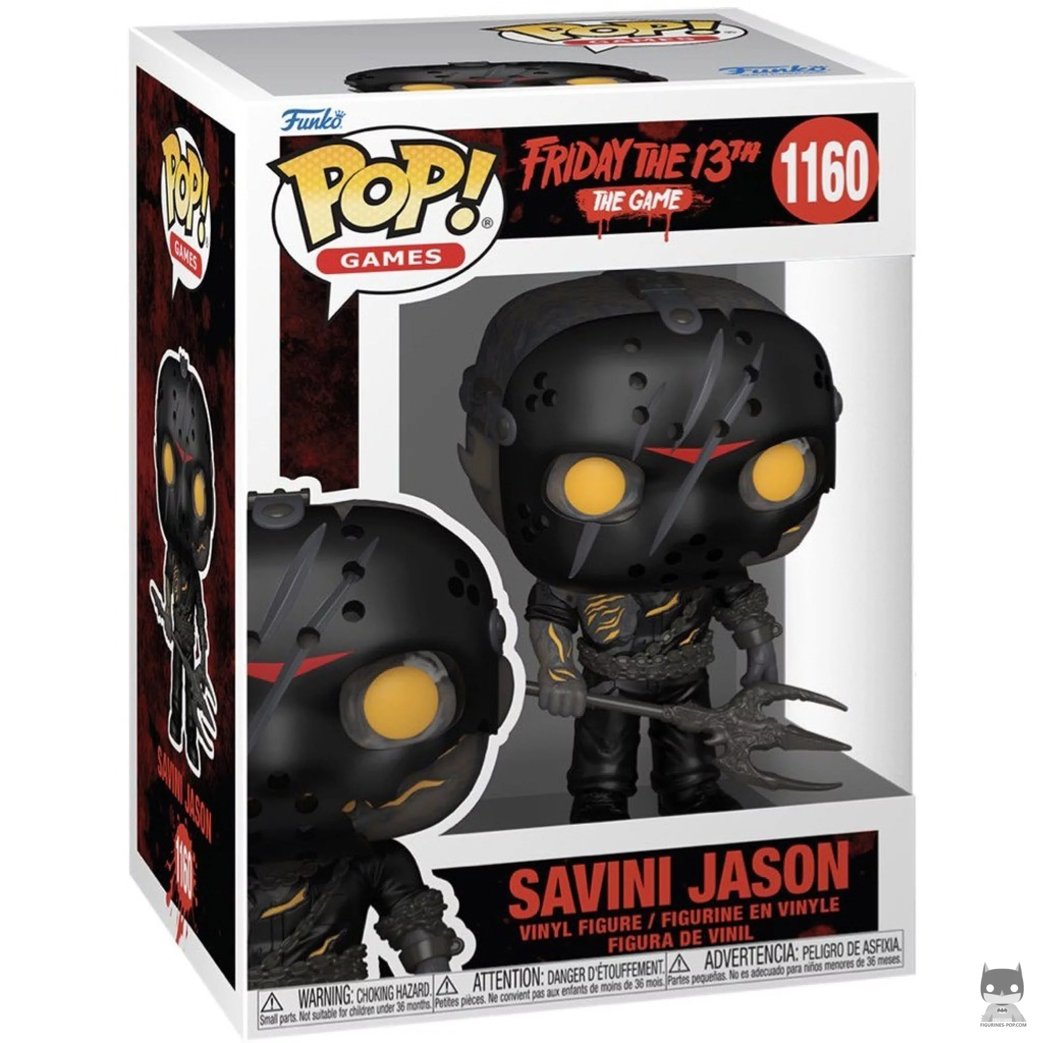 Figura Funko Pop! Jason Savini (Videojuego) en su caja