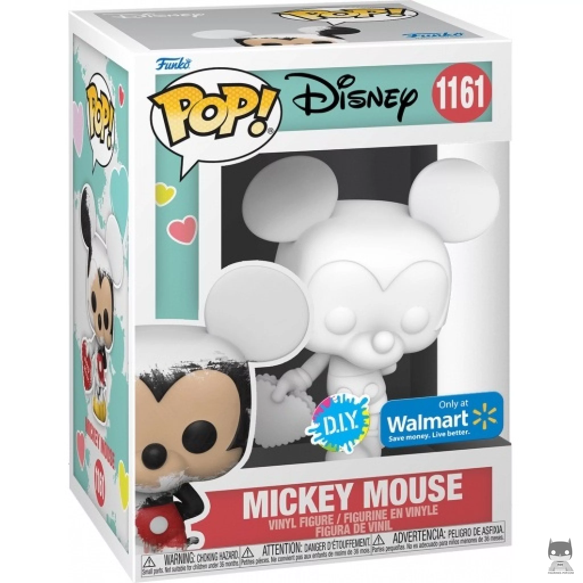 Figura Funko Pop! Mickey Mouse (DIY) en su caja