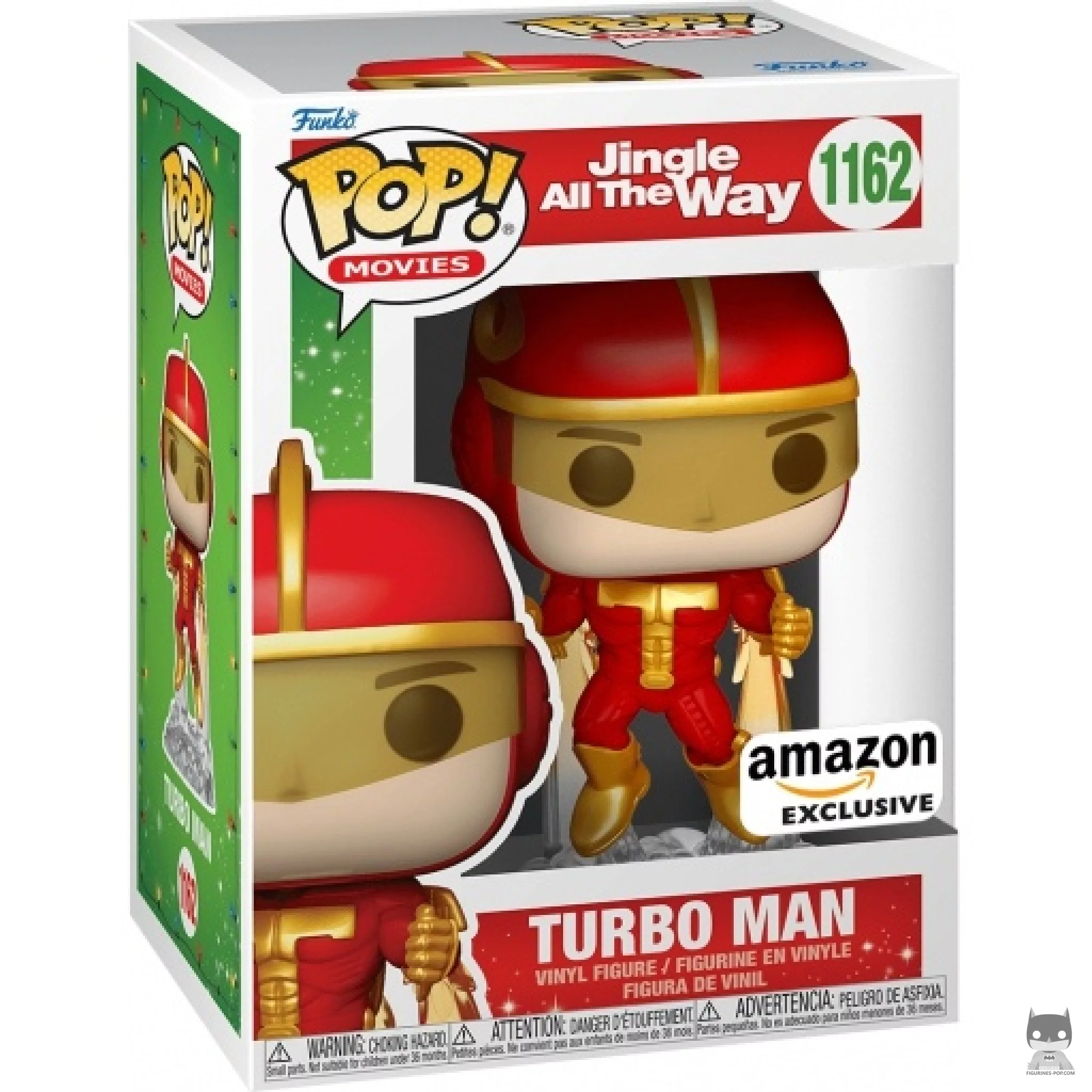 Figura Funko Pop! Turbo Man volando en su caja