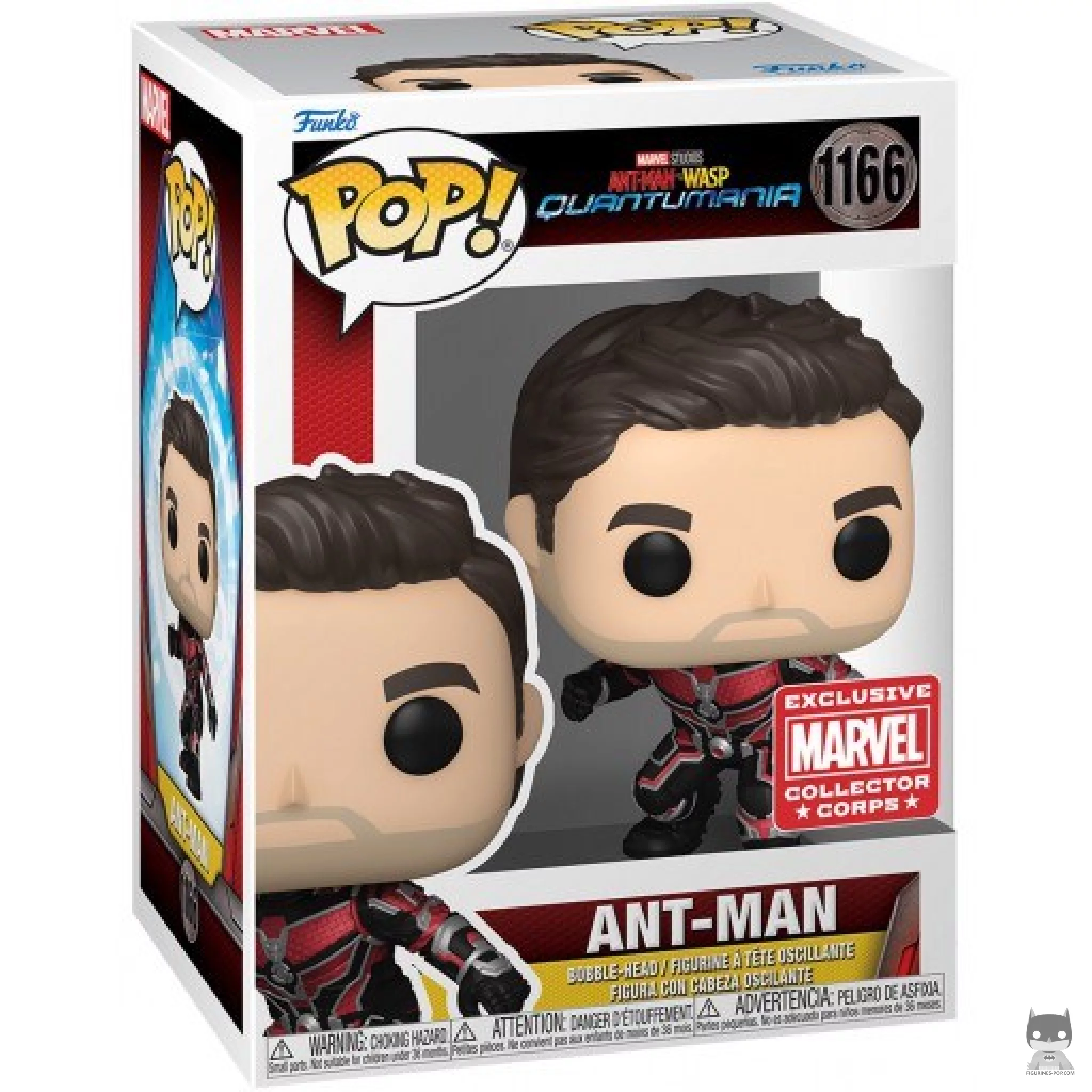 Figura Funko Pop! Ant-Man en su caja