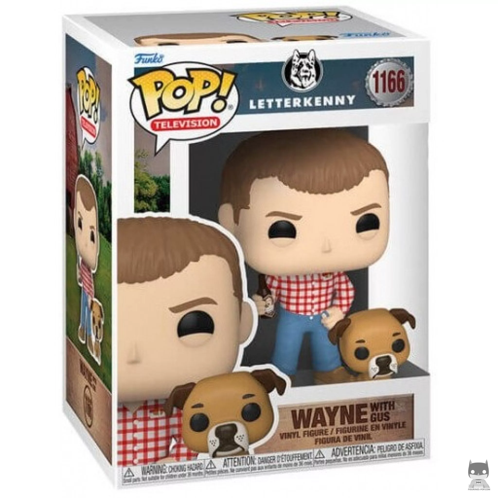 Figura Funko Pop! Wayne con Gus en su caja