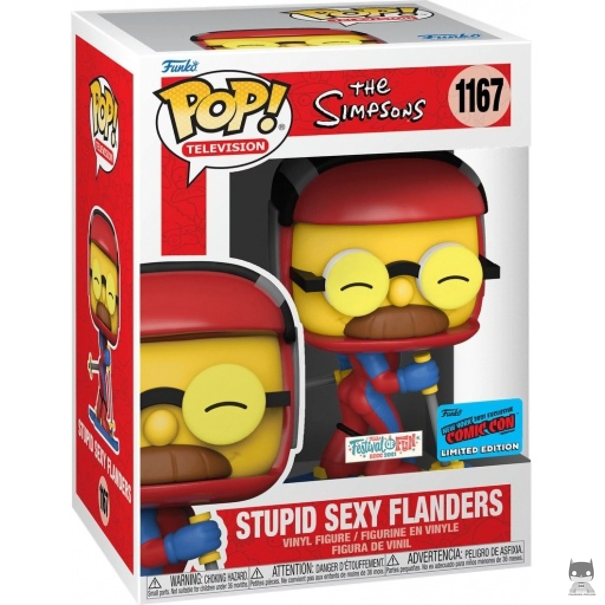 Figura Funko Pop! Flanders estúpido y sexy en su caja