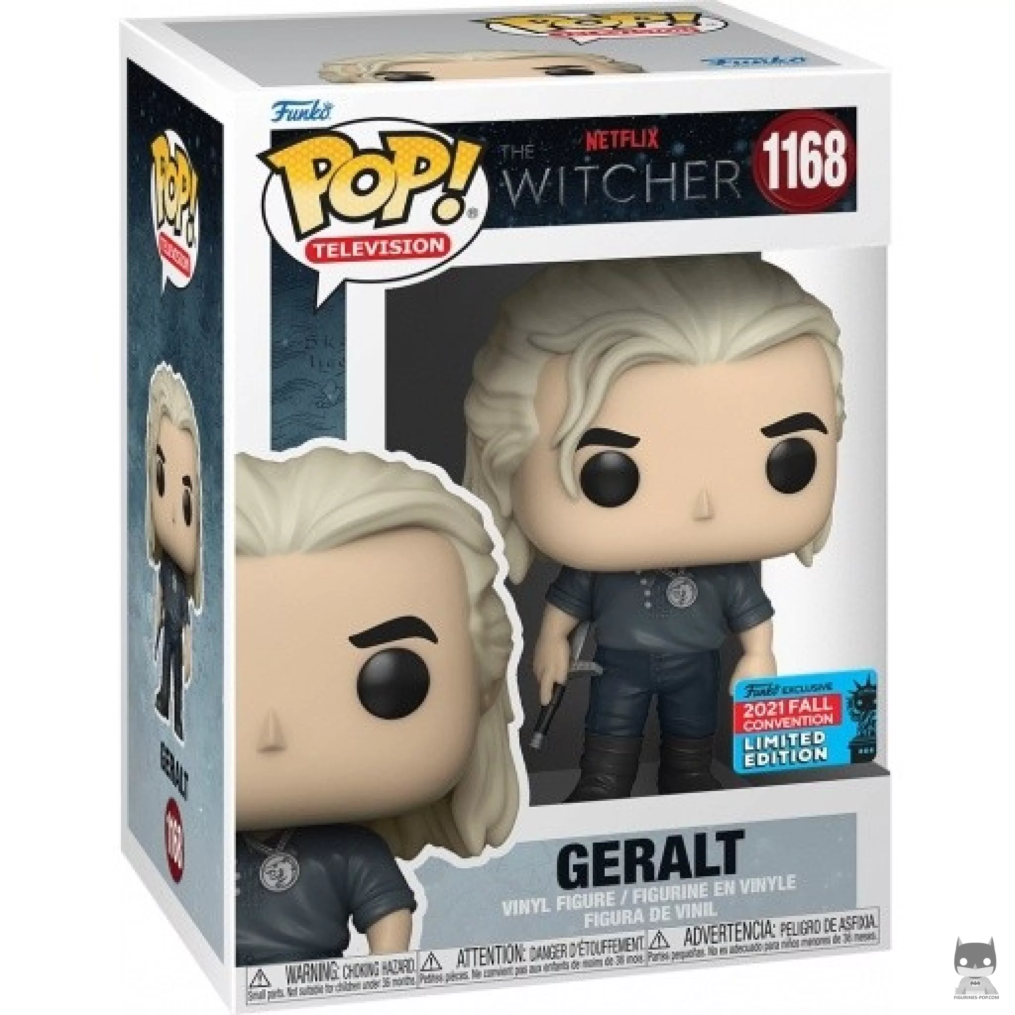 Figura Funko Pop! Geralt en su caja