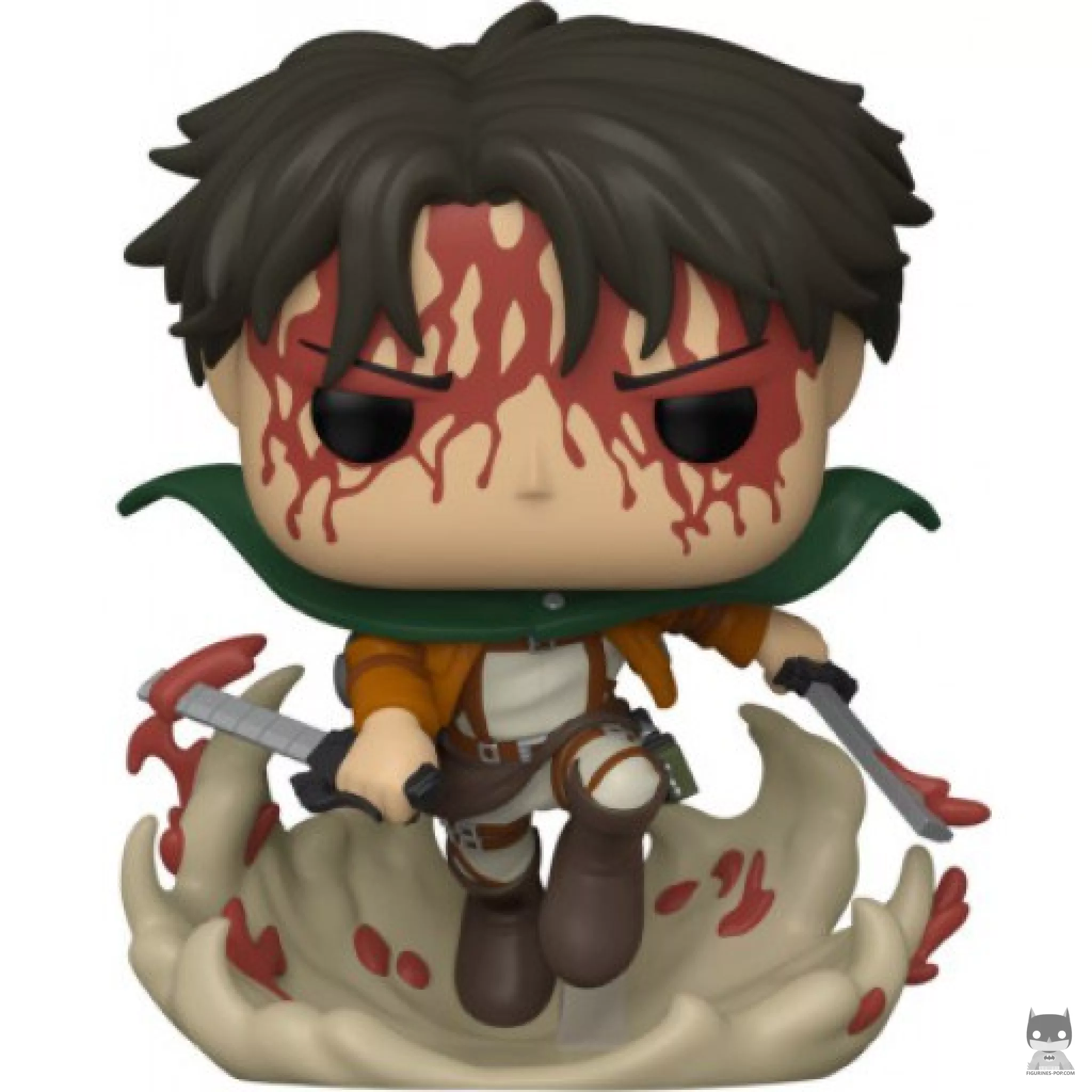 Figura Funko Pop! Levi en combate (Ensangrentado) (Ataque a los titanes (SNK))