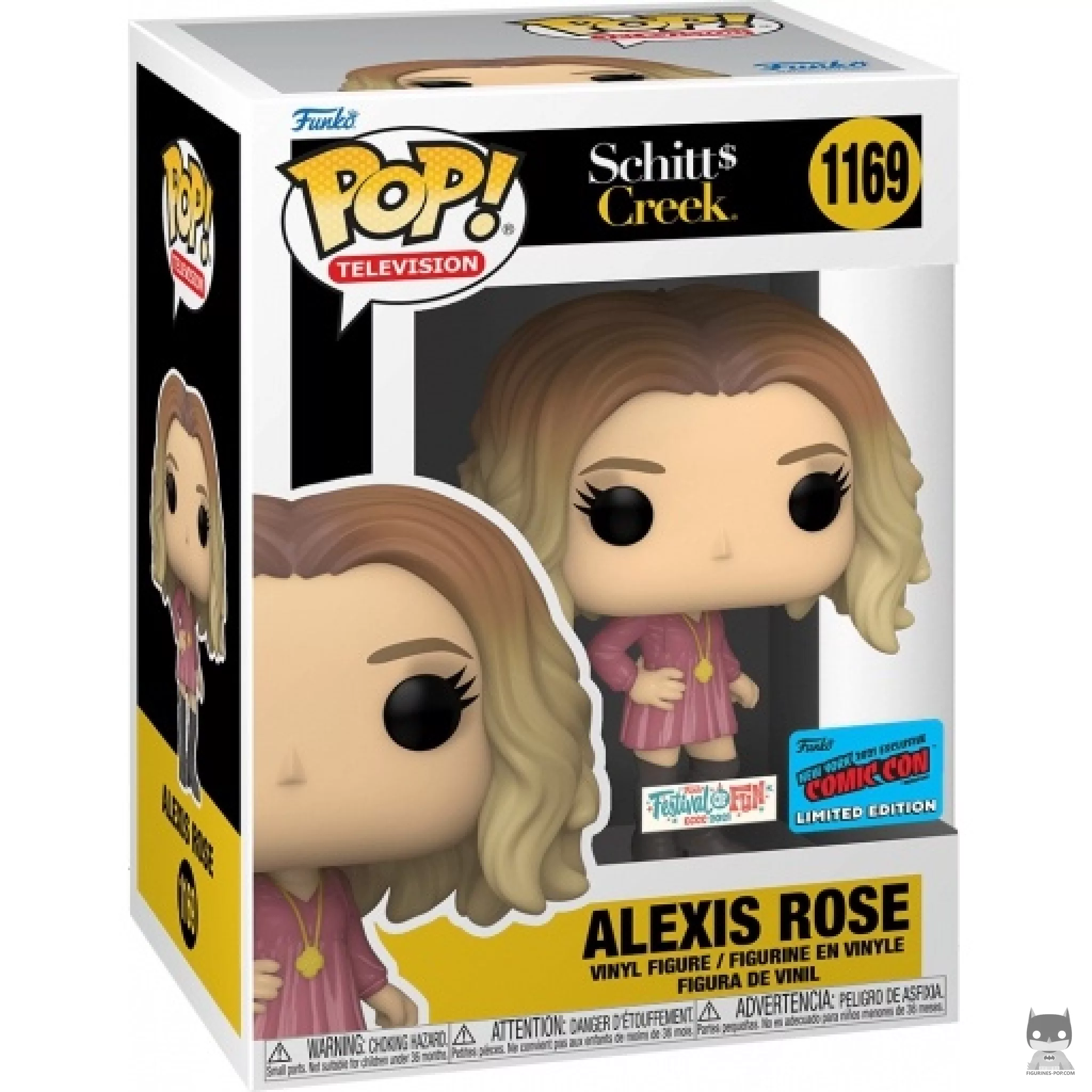 Figura Funko Pop! Alexis Rose en su caja