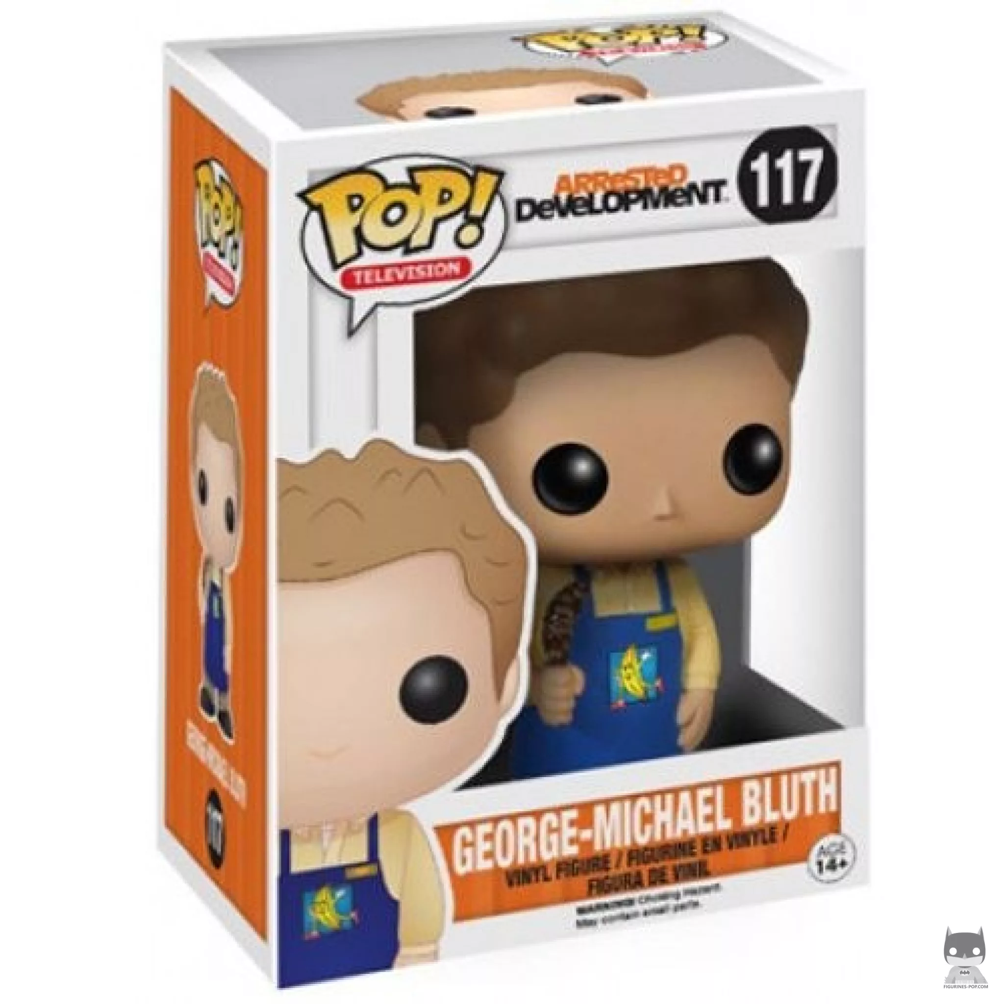 Figura Funko Pop! George-Michael Bluth (con uniforme del puesto de plátanos) en su caja