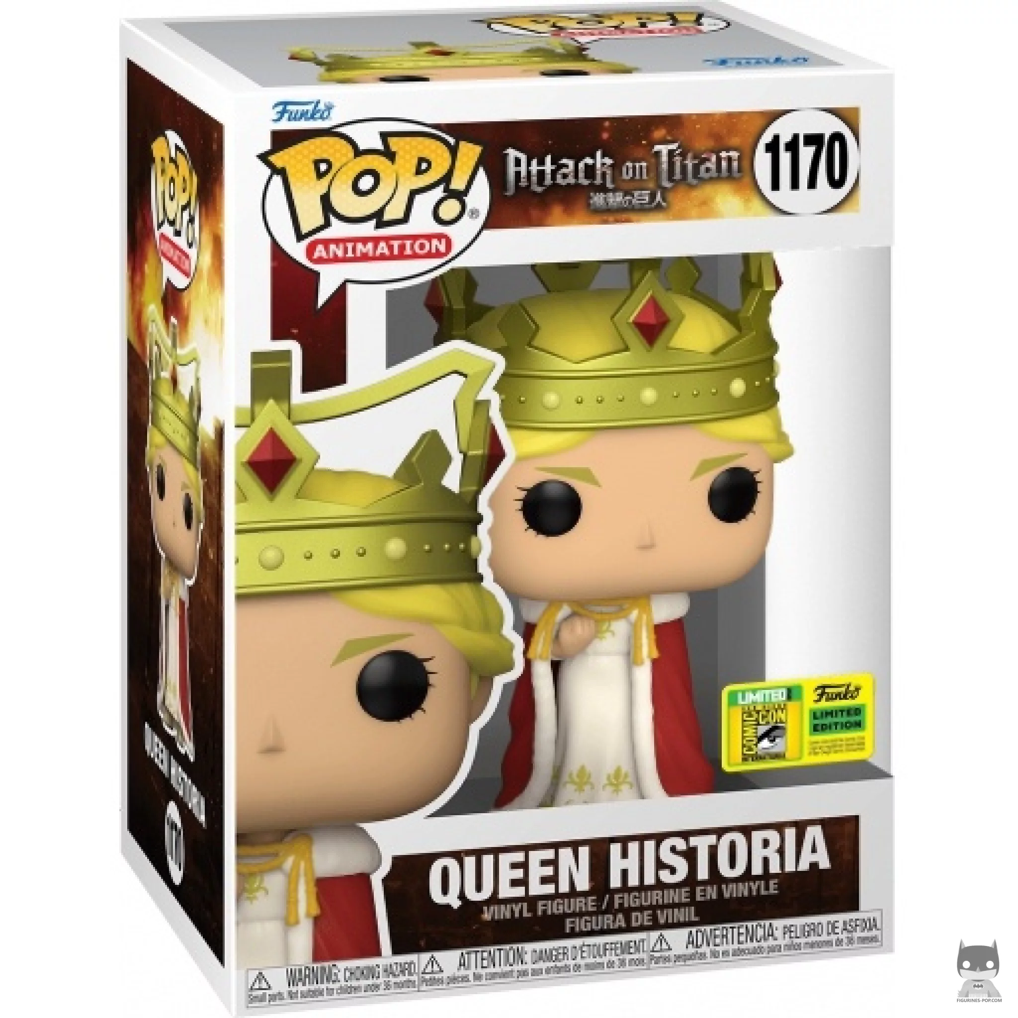 Figura Funko Pop! Reina Historia en su caja
