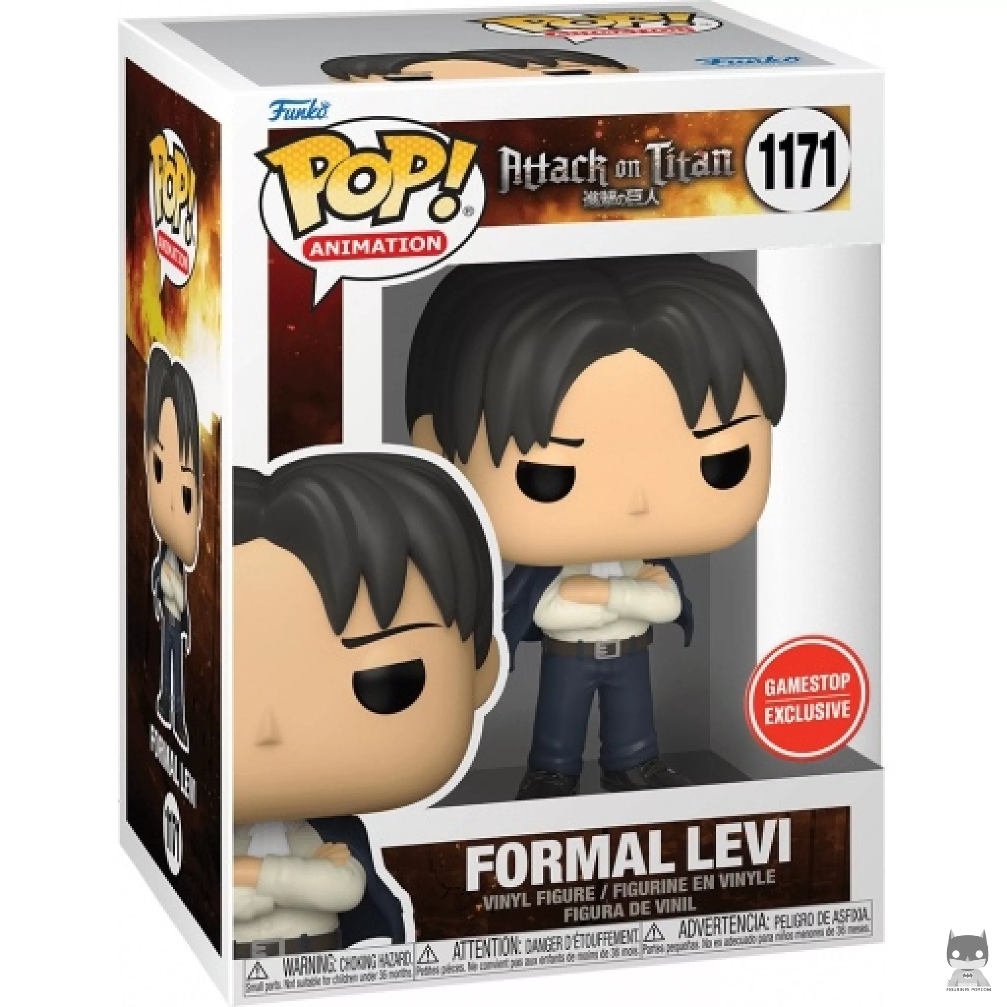 Figura Funko Pop! Levi de gala en su caja