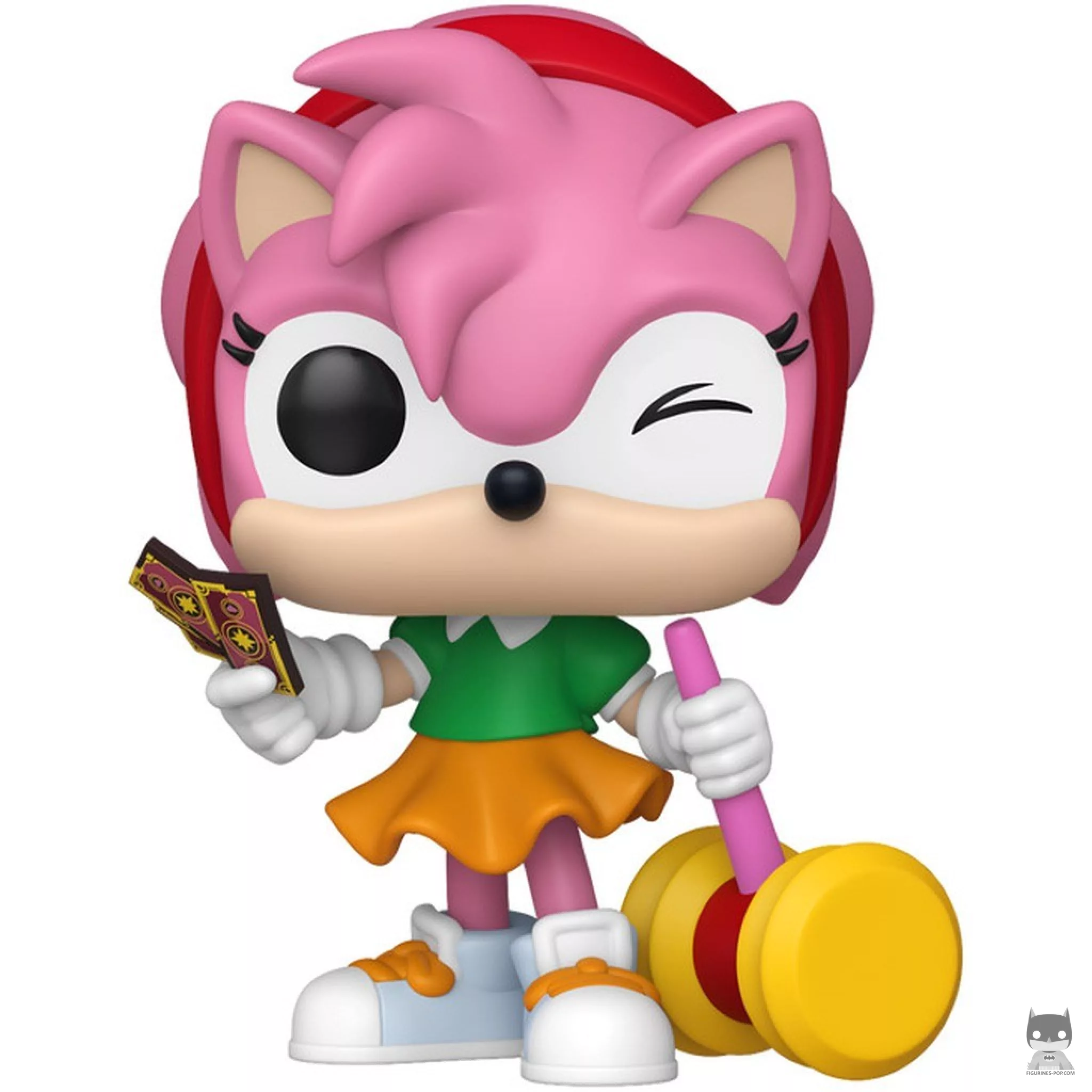 Figura Funko Pop! Amy Rose con el martillo Piko Piko (Chase) (Sonic The Hedgehog)