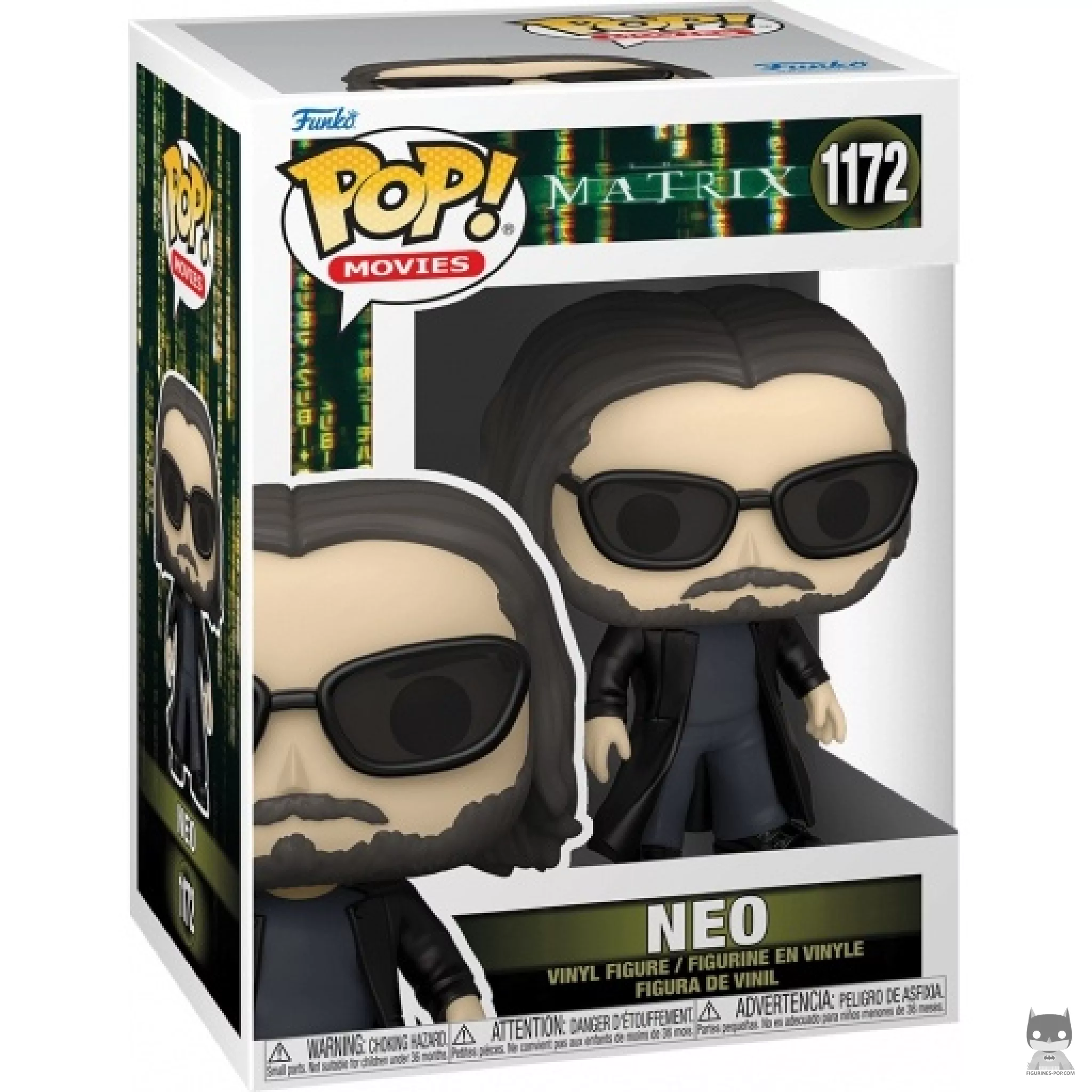 Figura Funko Pop! Neo en su caja