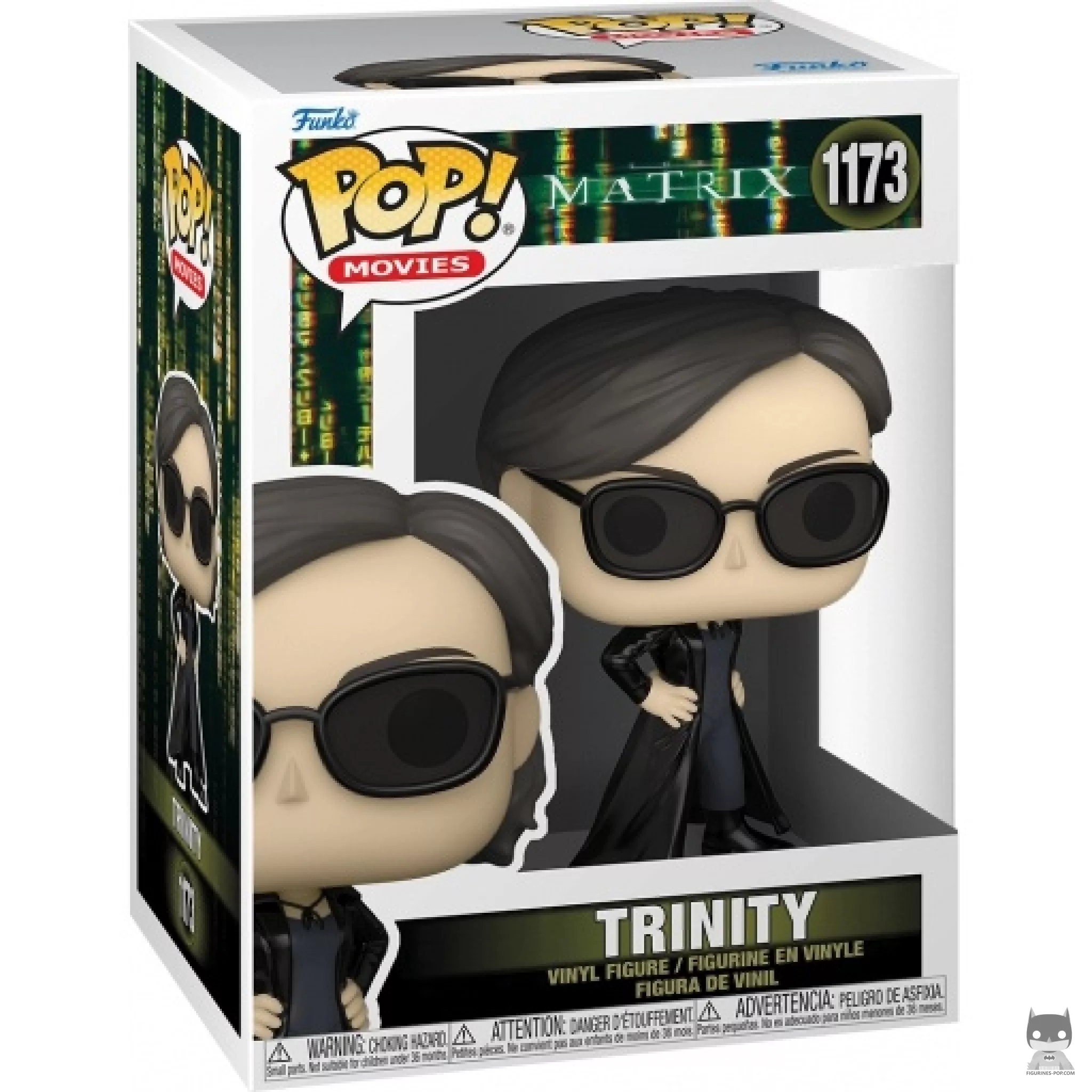 Figura Funko Pop! Trinity en su caja