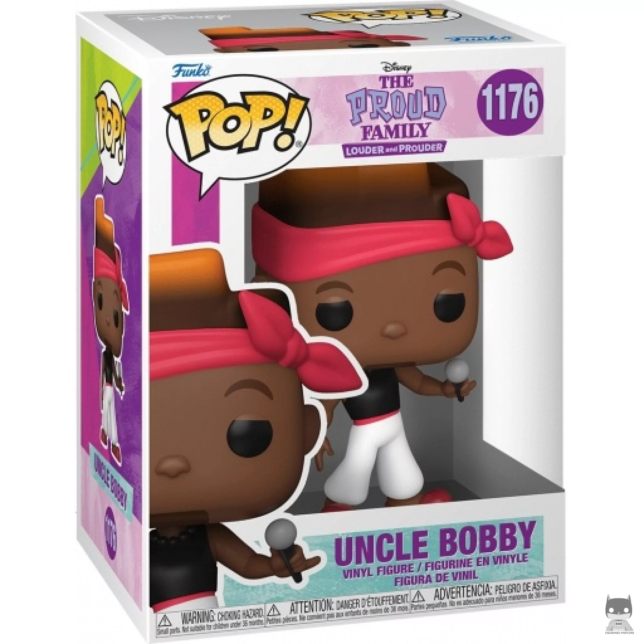 Figura Funko Pop! Tío Bobby en su caja