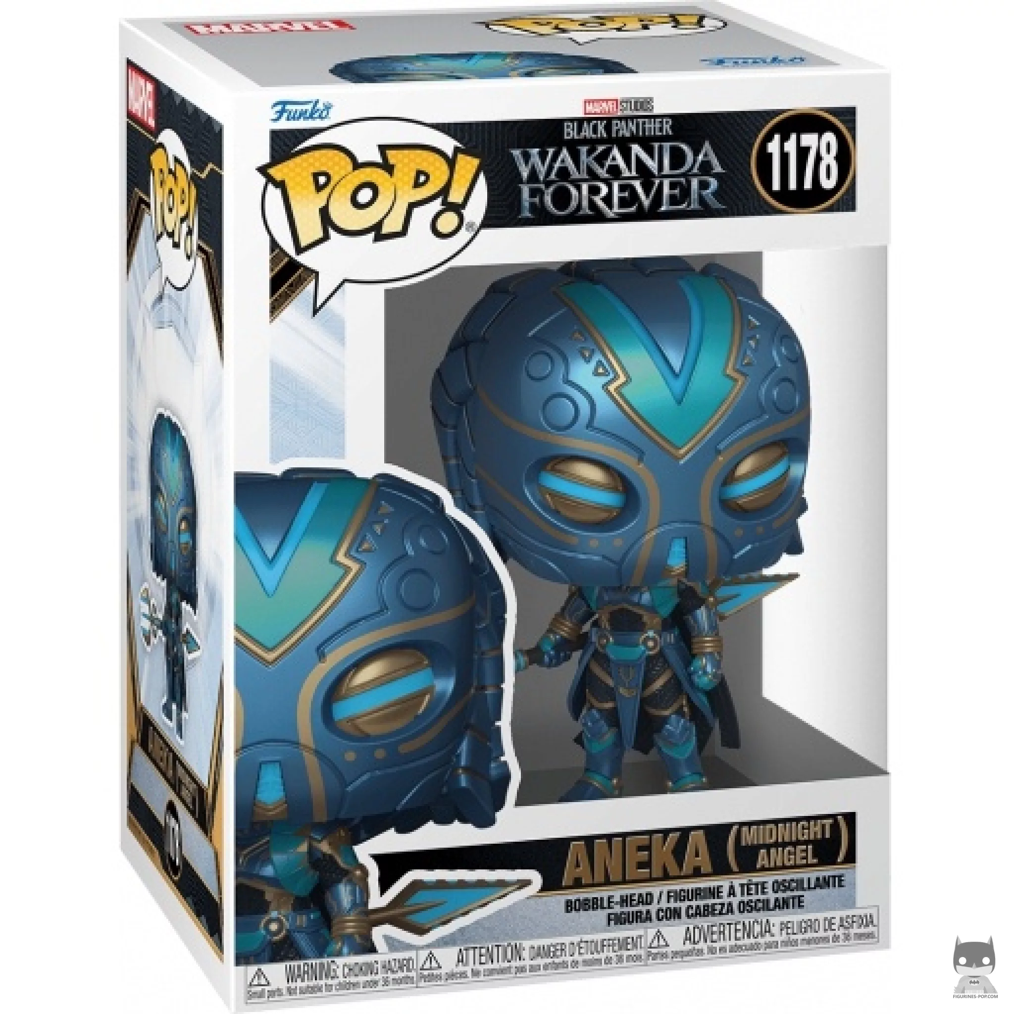 Figura Funko Pop! Aneka Ángel de Medianoche en su caja
