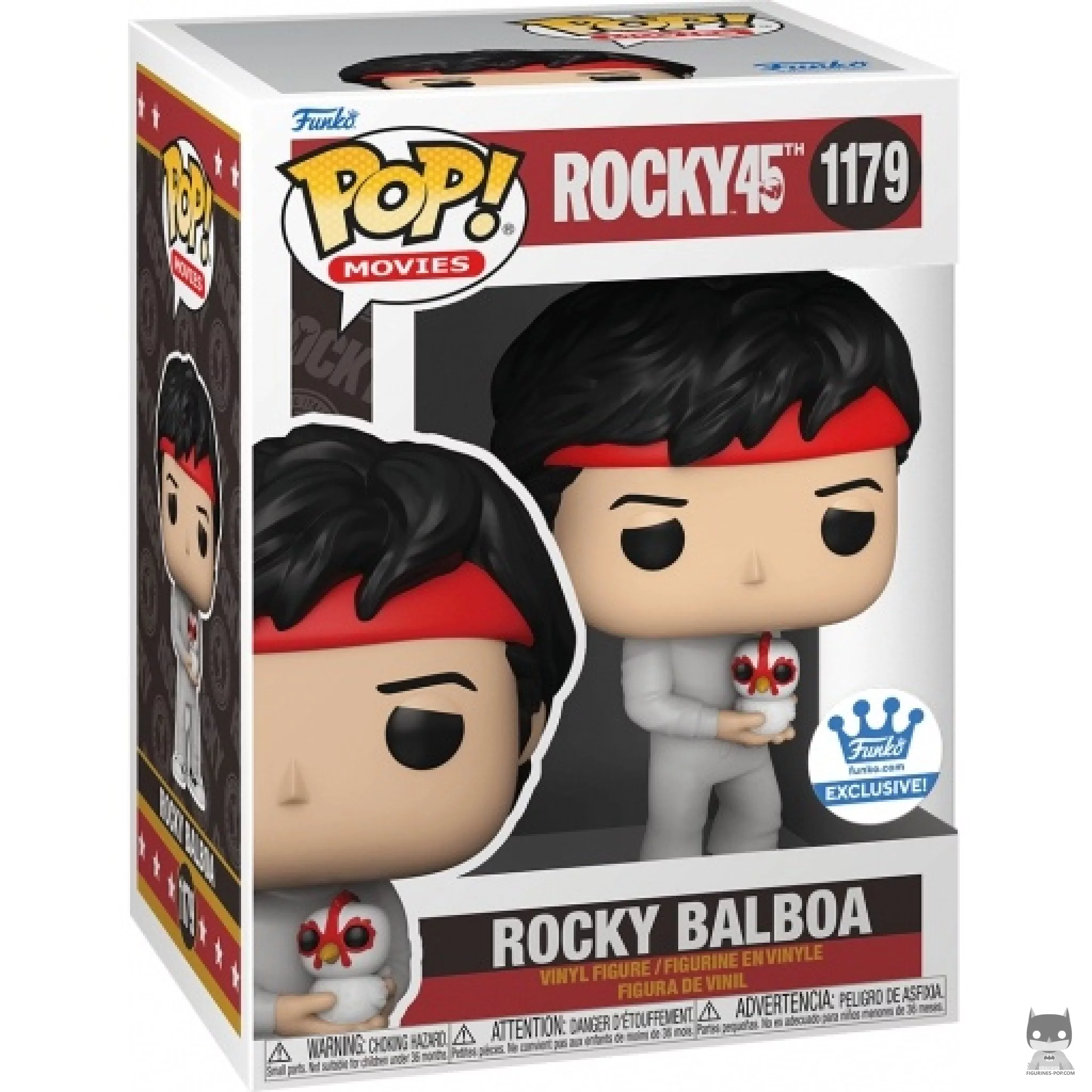 Figura Funko Pop! Rocky Balboa en su caja