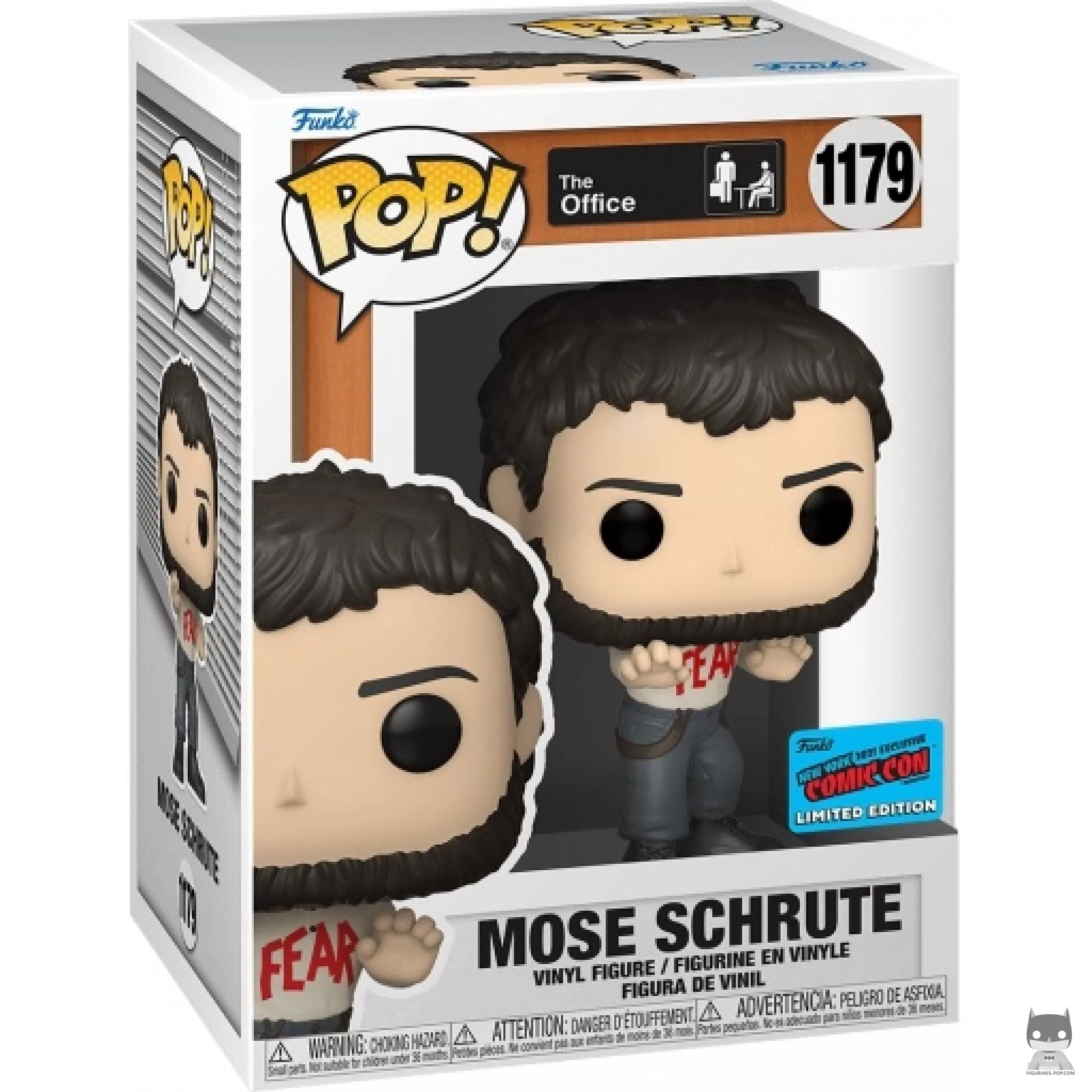 Figura Funko Pop! Mose Schrute en su caja