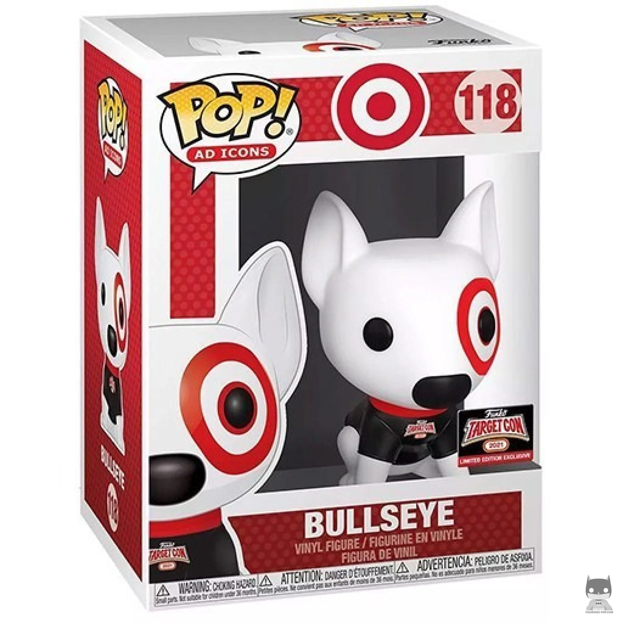 Figura Funko Pop! Bullseye en su caja