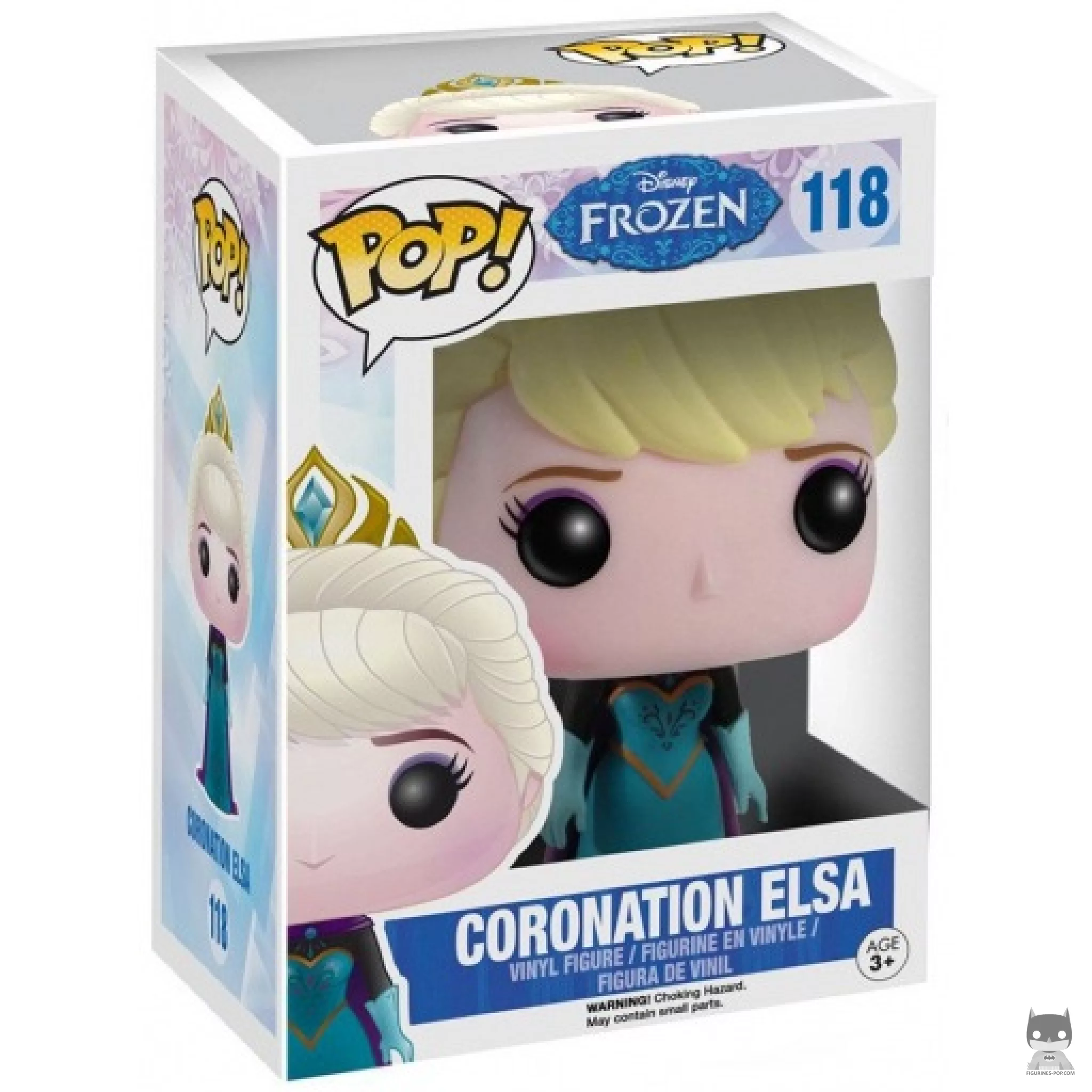 Figura Funko Pop! Elsa coronación en su caja