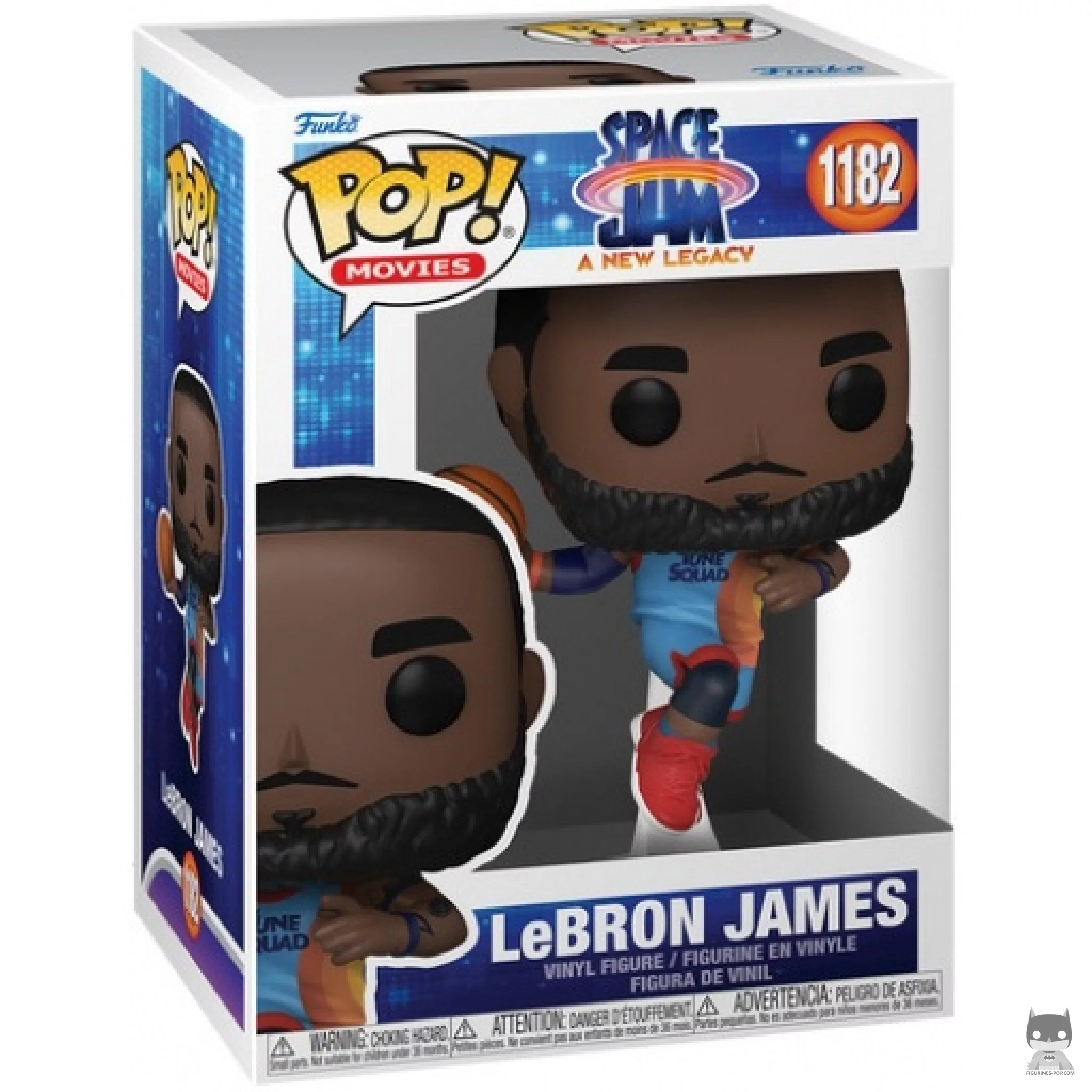 Figura Funko Pop! LeBron James saltando en su caja