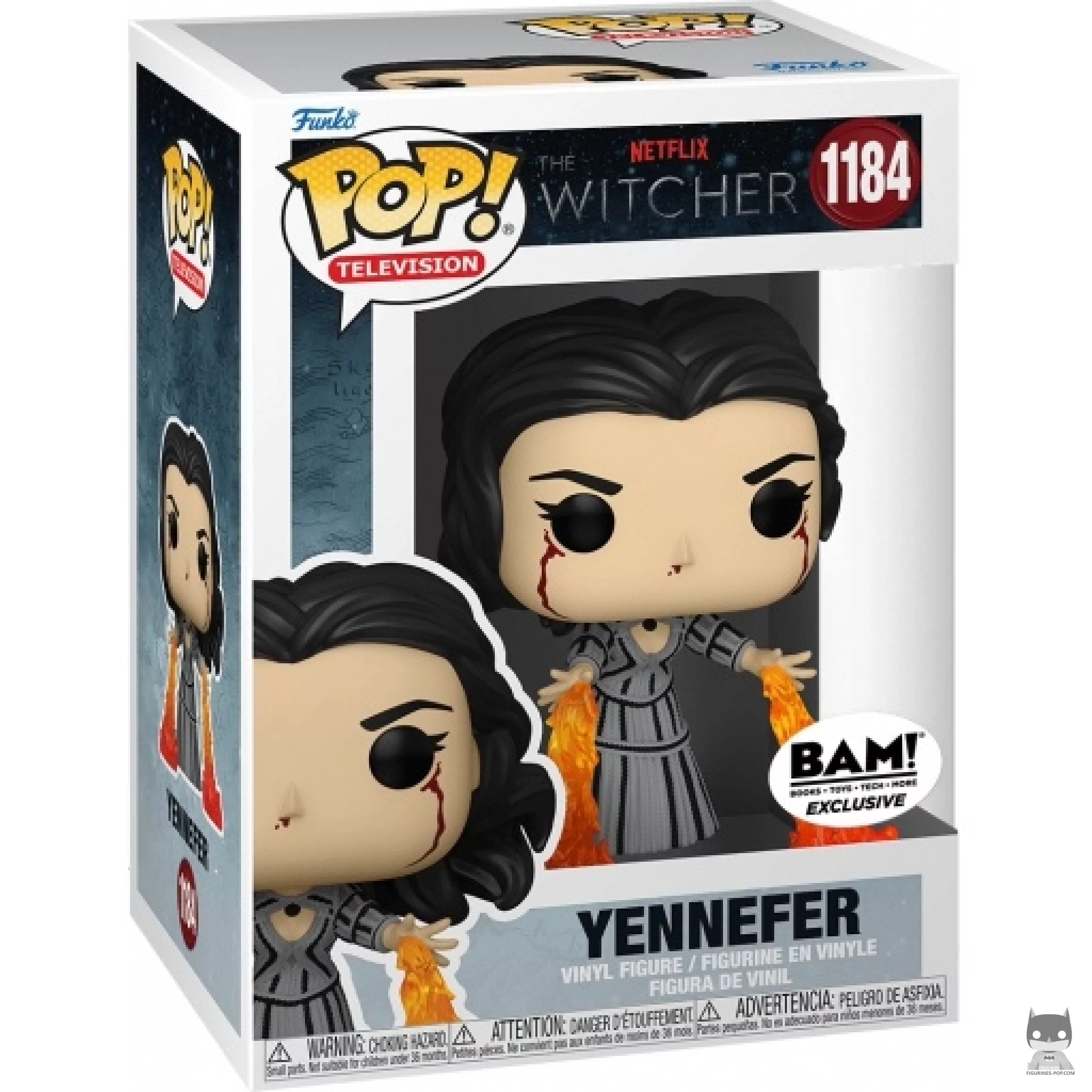 Figura Funko Pop! Yennefer en su caja