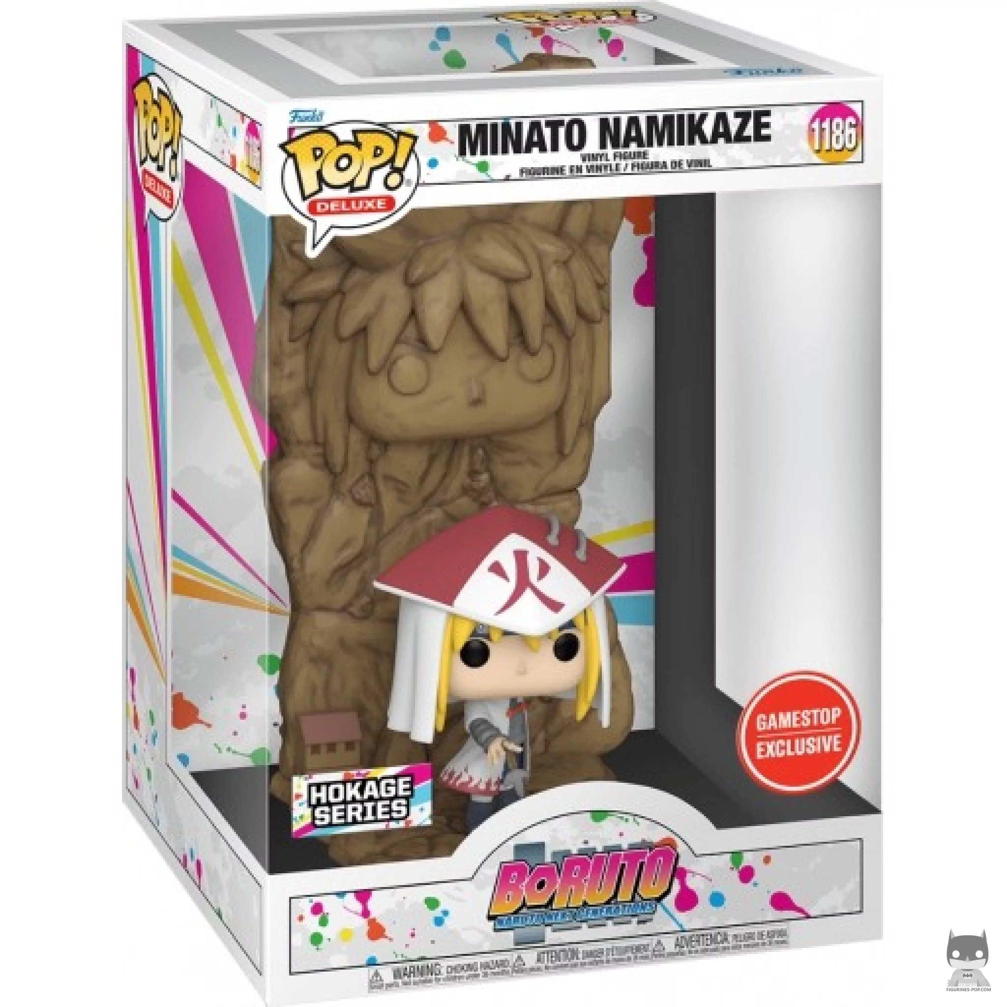 Figura Funko Pop! Monte Hokage: Minato Namikaze en su caja