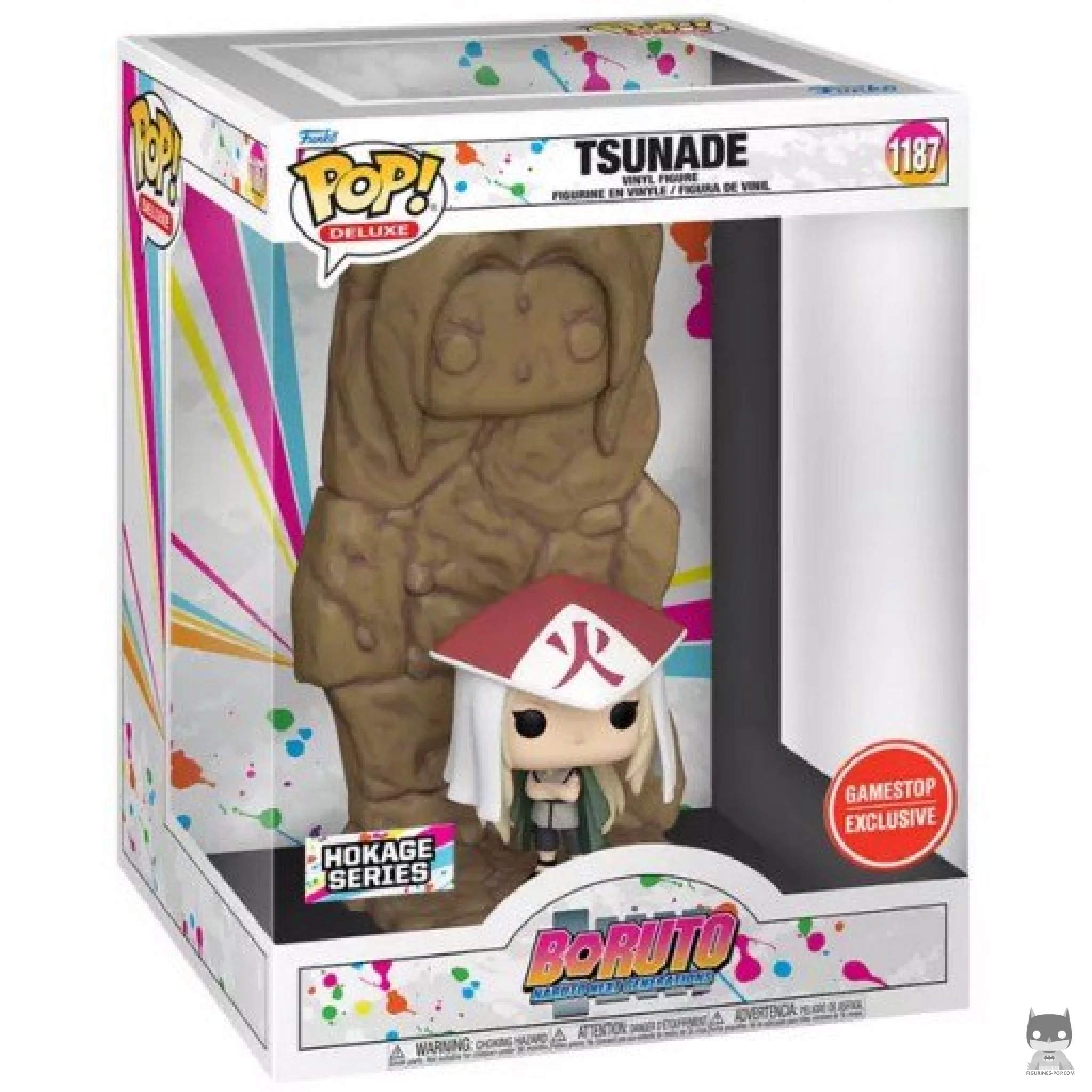 Figura Funko Pop! Monte Hokage: Tsunade en su caja
