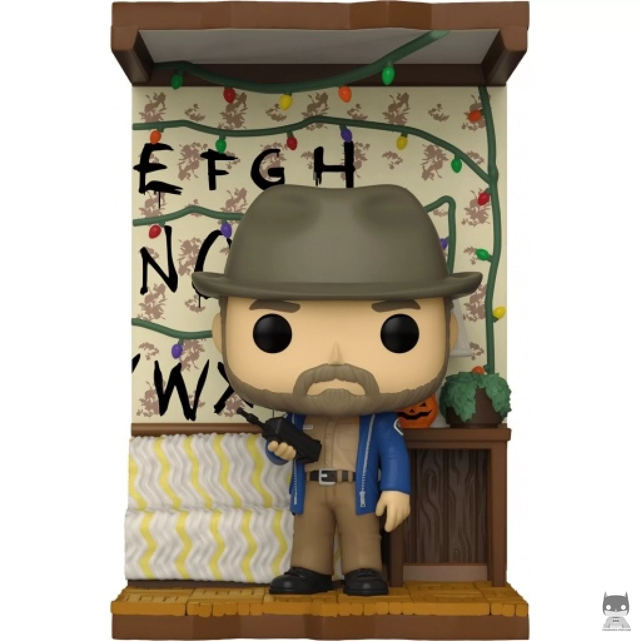 Figura Funko Pop! Casa de los Byers con Hopper (Build a Scene) (Stranger Things)