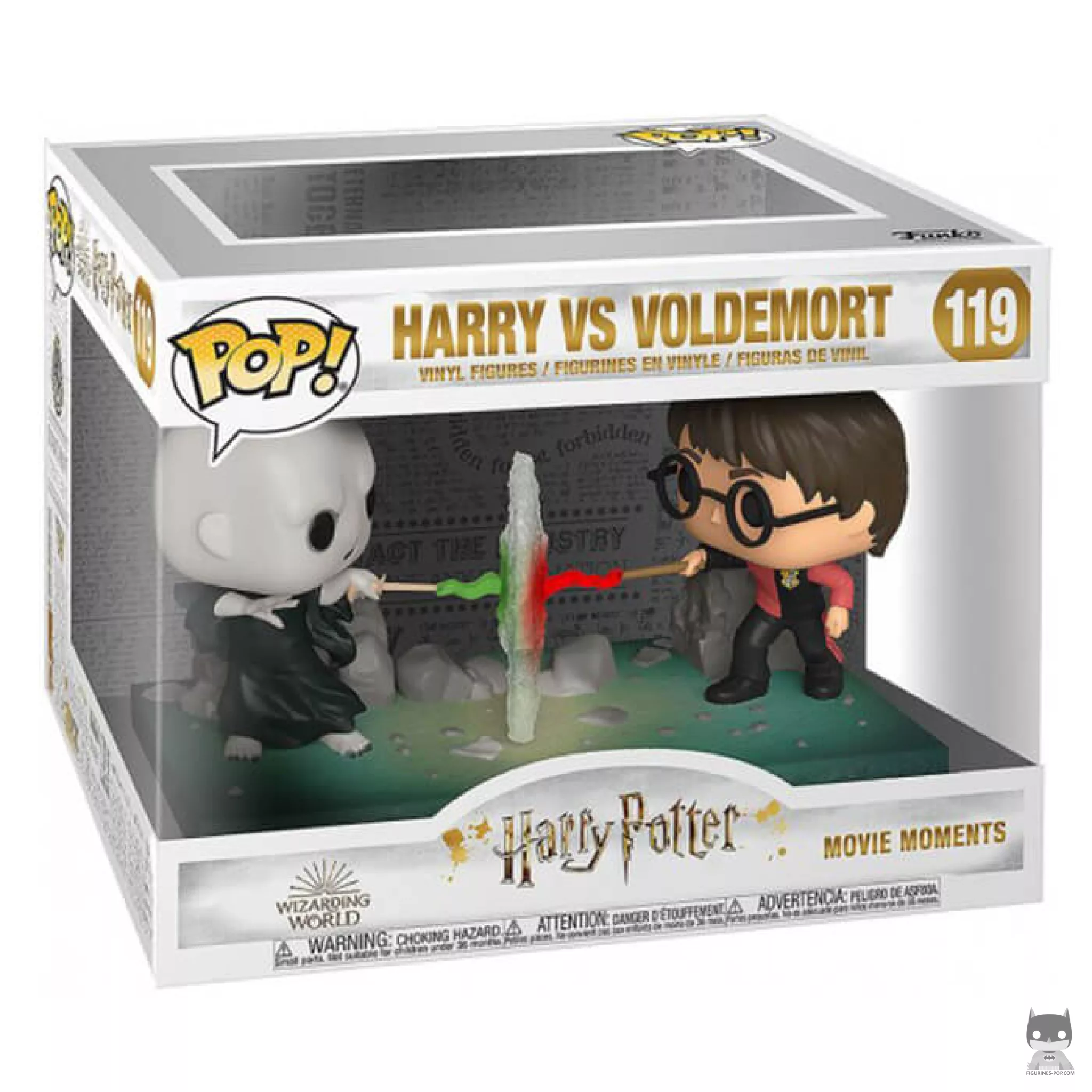 Figura Funko Pop! Harry vs. Voldemort en su caja