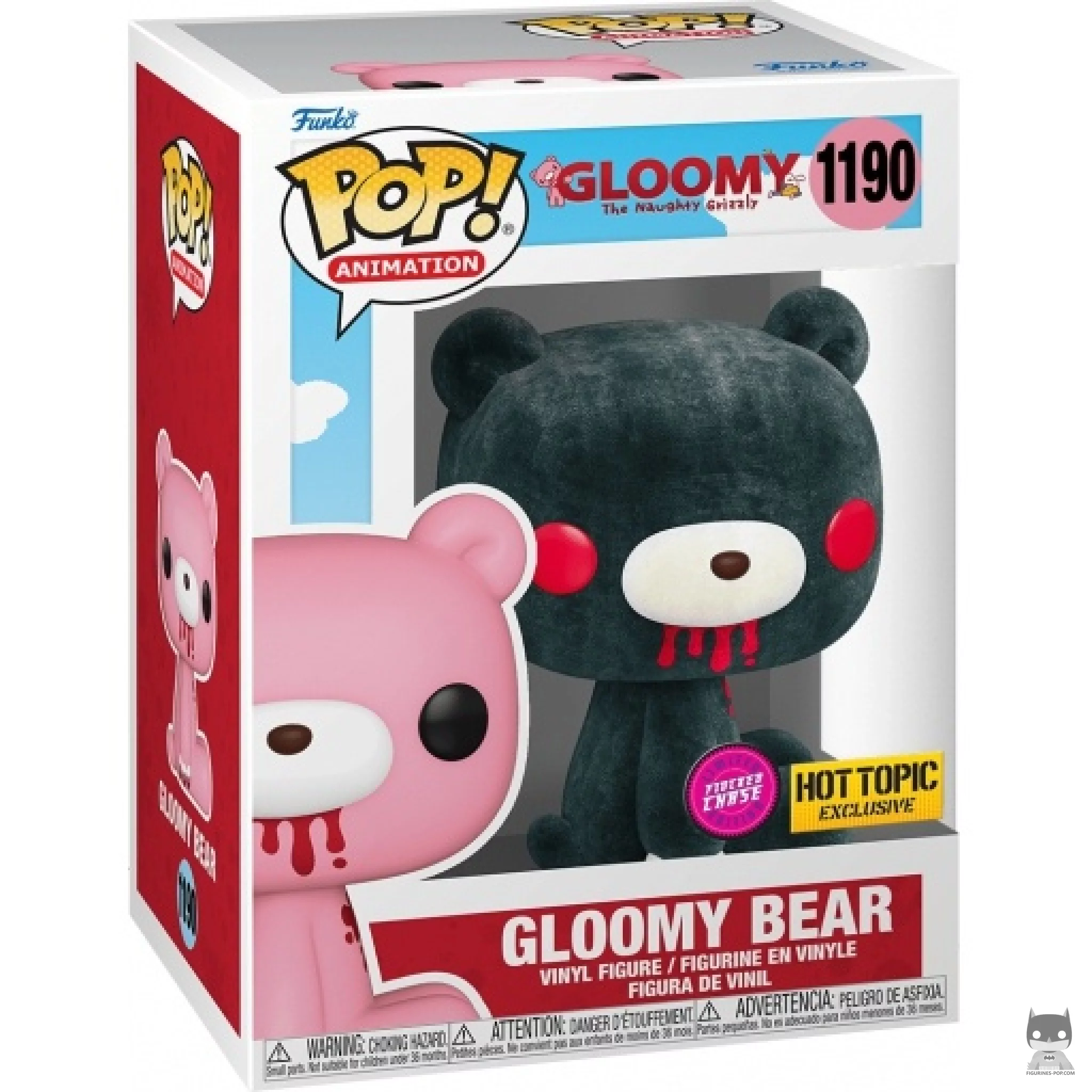 Figura Funko Pop! Gloomy Bear (Chase & Flocado) en su caja