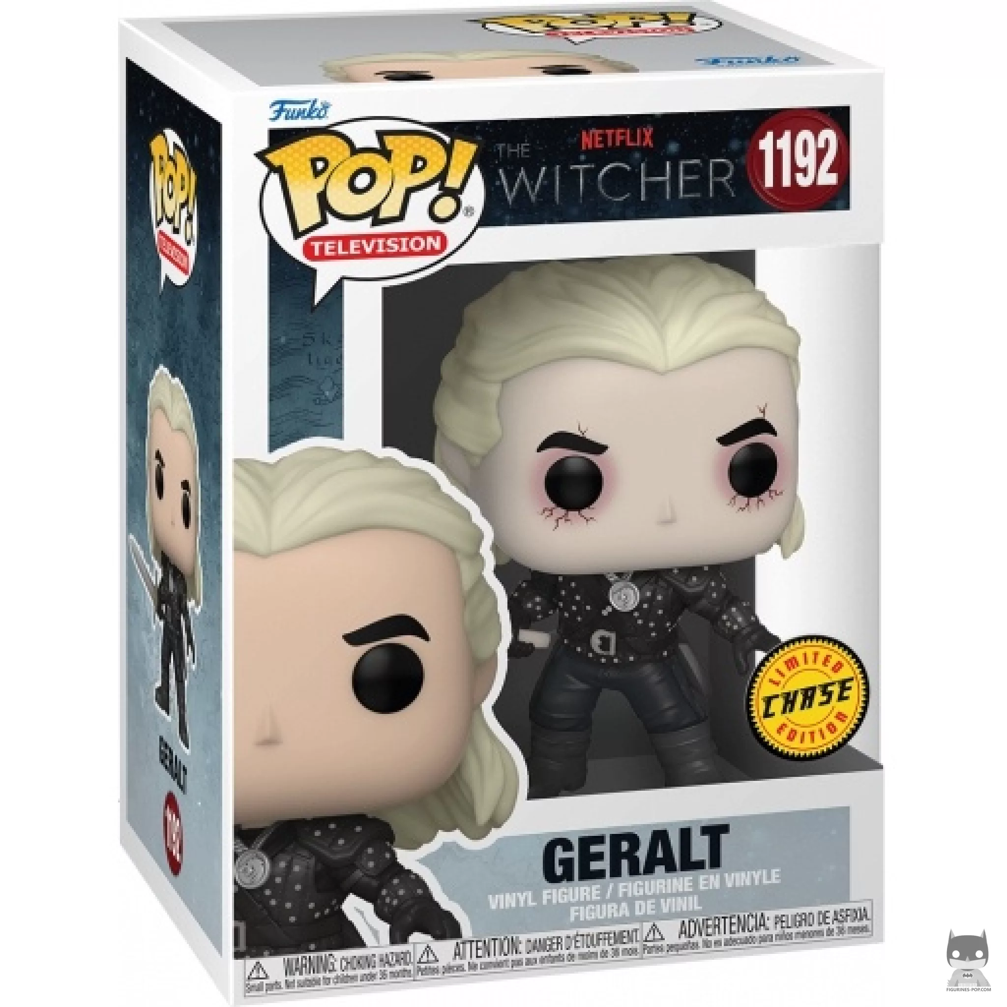 Figura Funko Pop! Geralt (Chase) en su caja