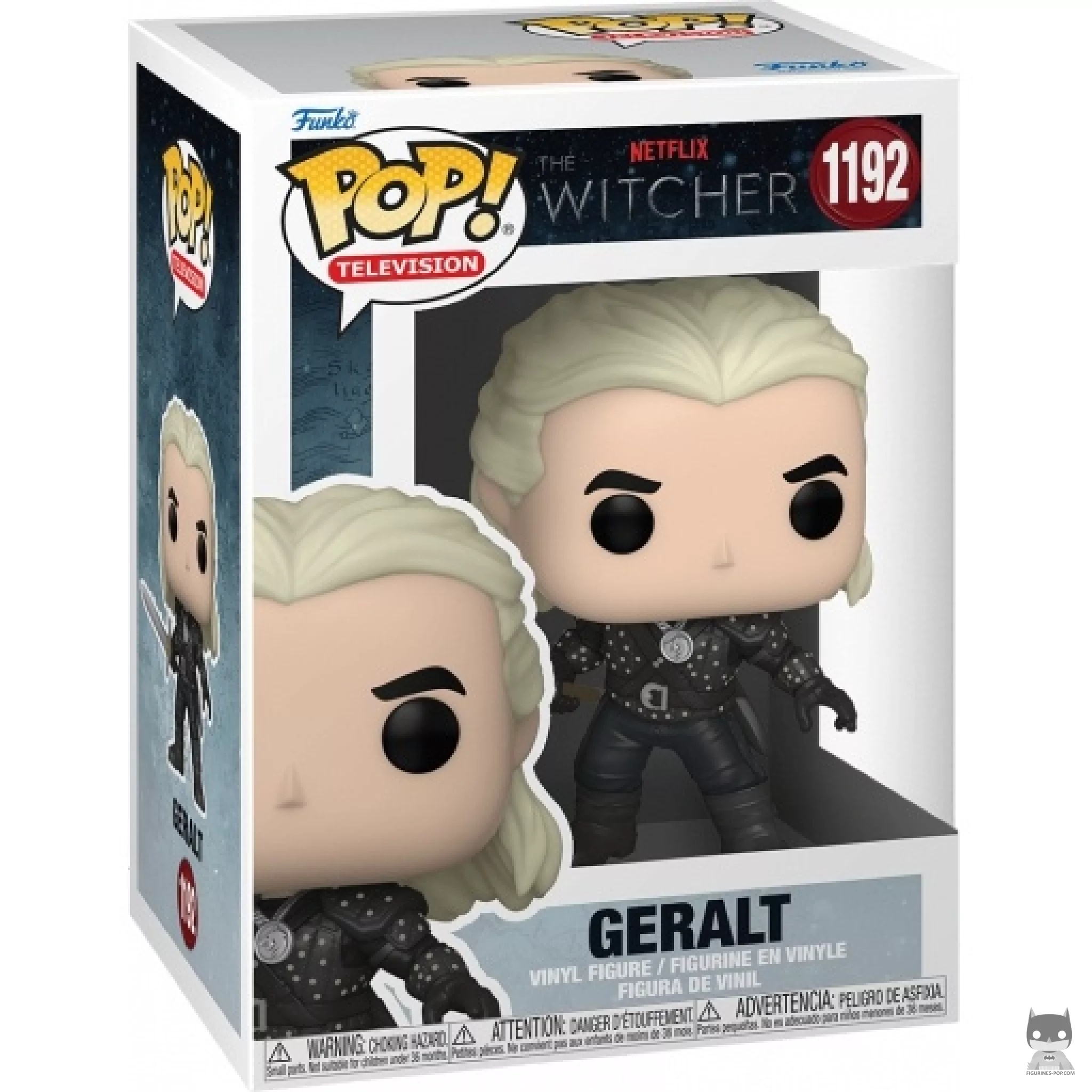Figura Funko Pop! Geralt en su caja