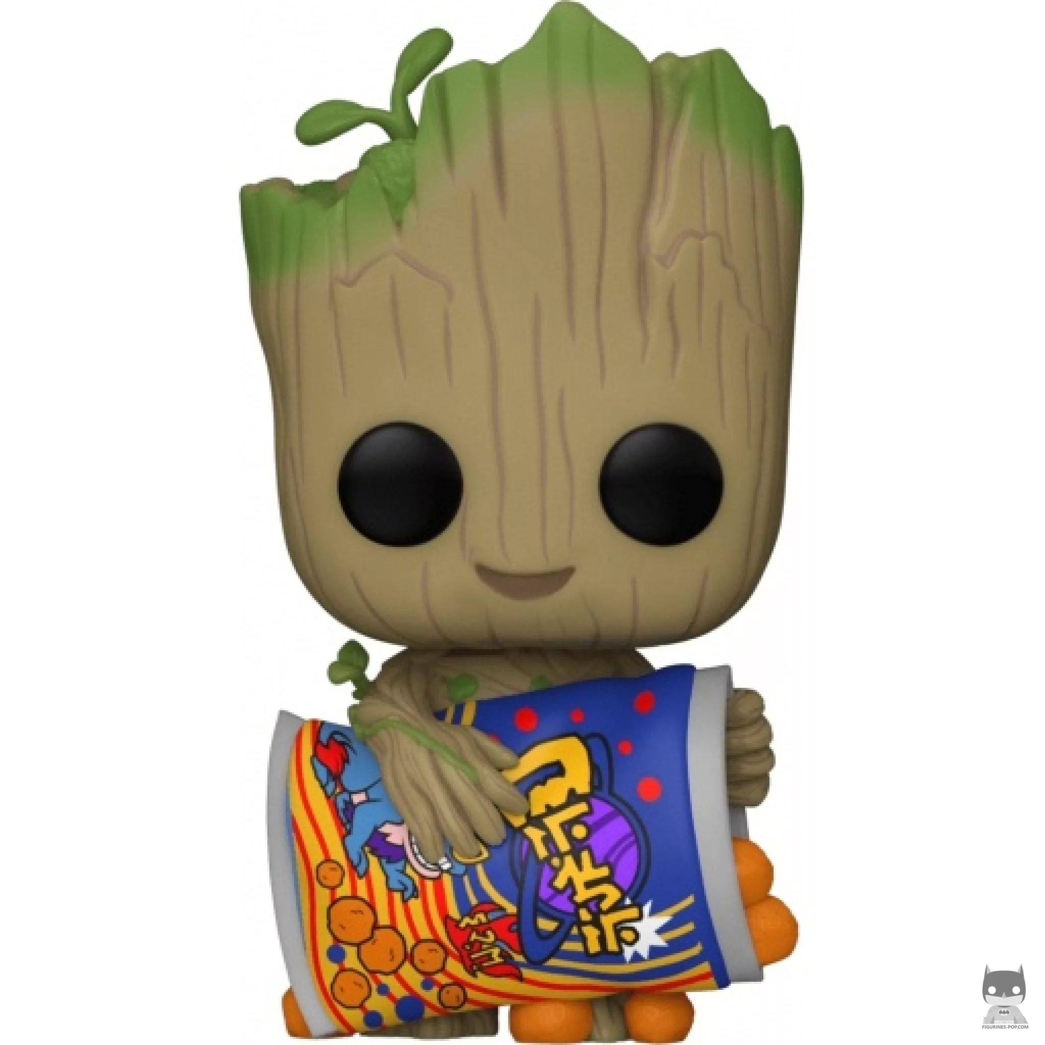 Figura Funko Pop! Groot con gusanitos de queso (Yo soy Groot)