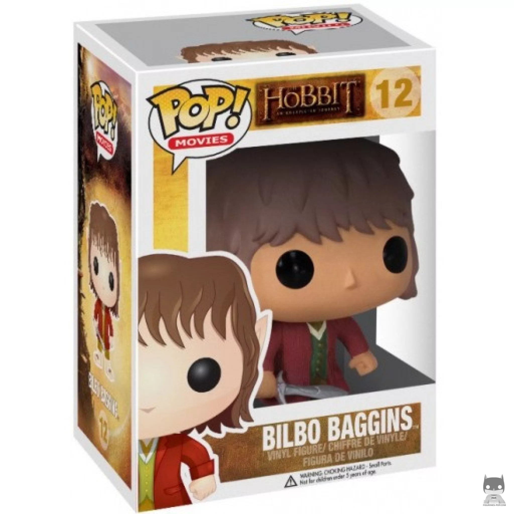Figura Funko Pop! Bilbo Bolsón en su caja