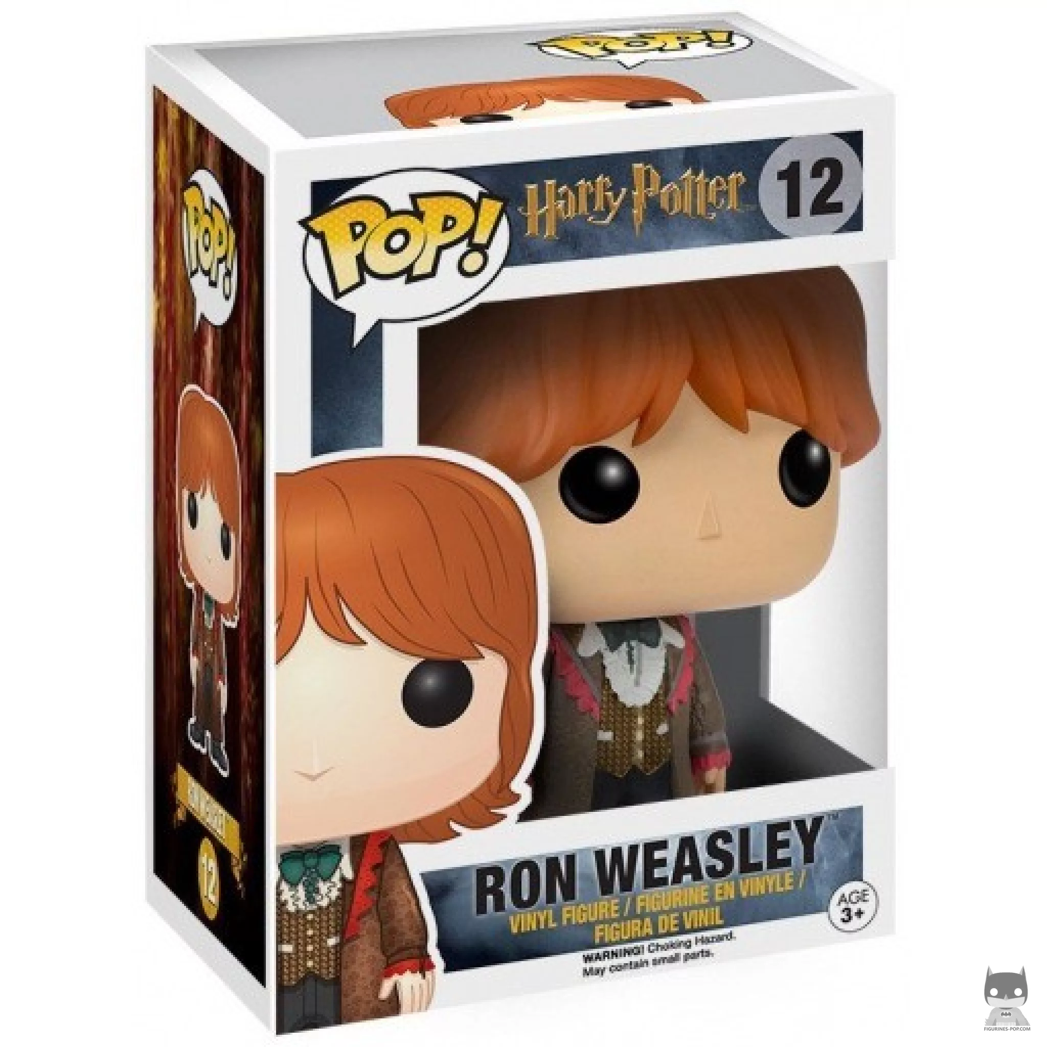 Figura Funko Pop! Ron Weasley en el Baile de Navidad en su caja