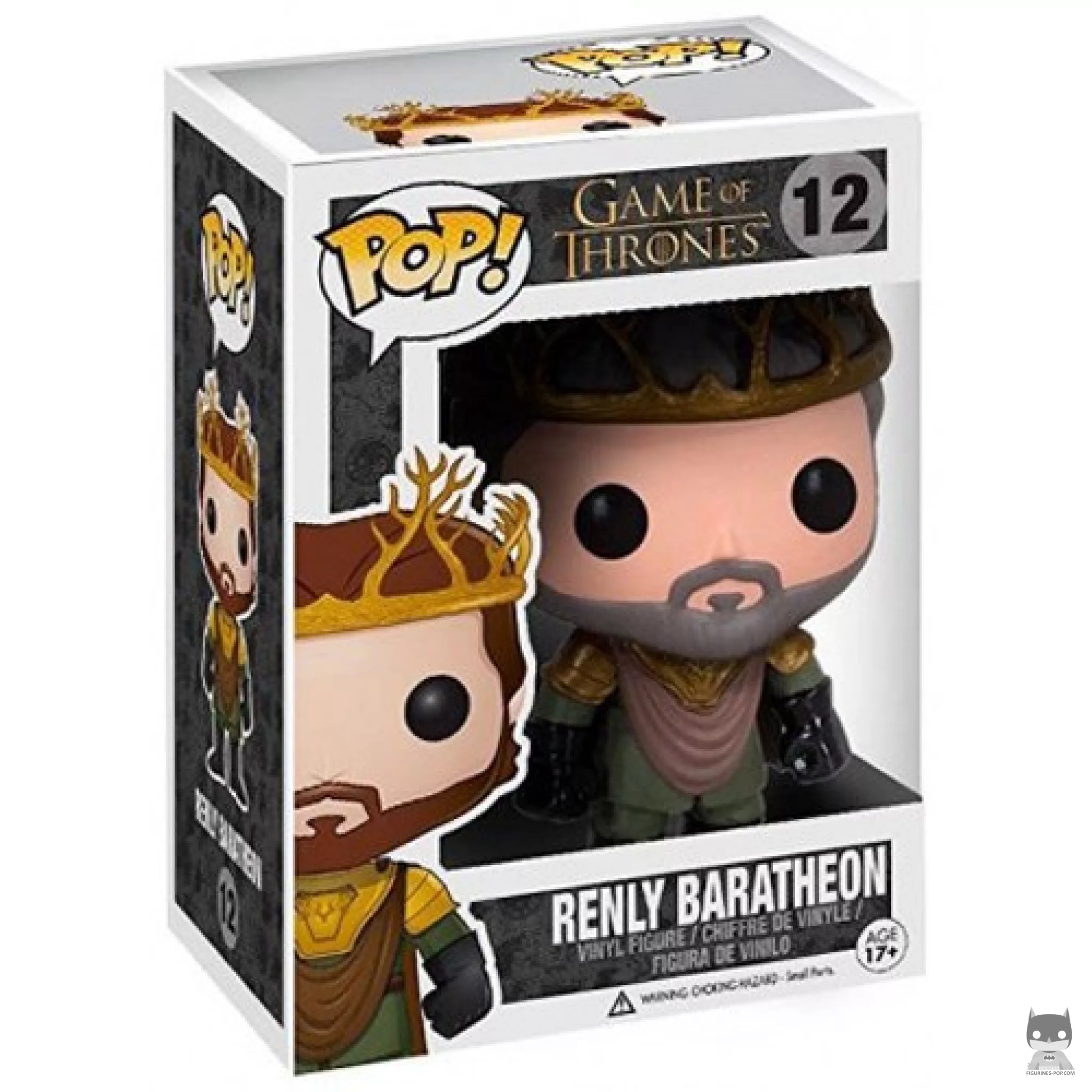 Figura Funko Pop! Renly Baratheon en su caja