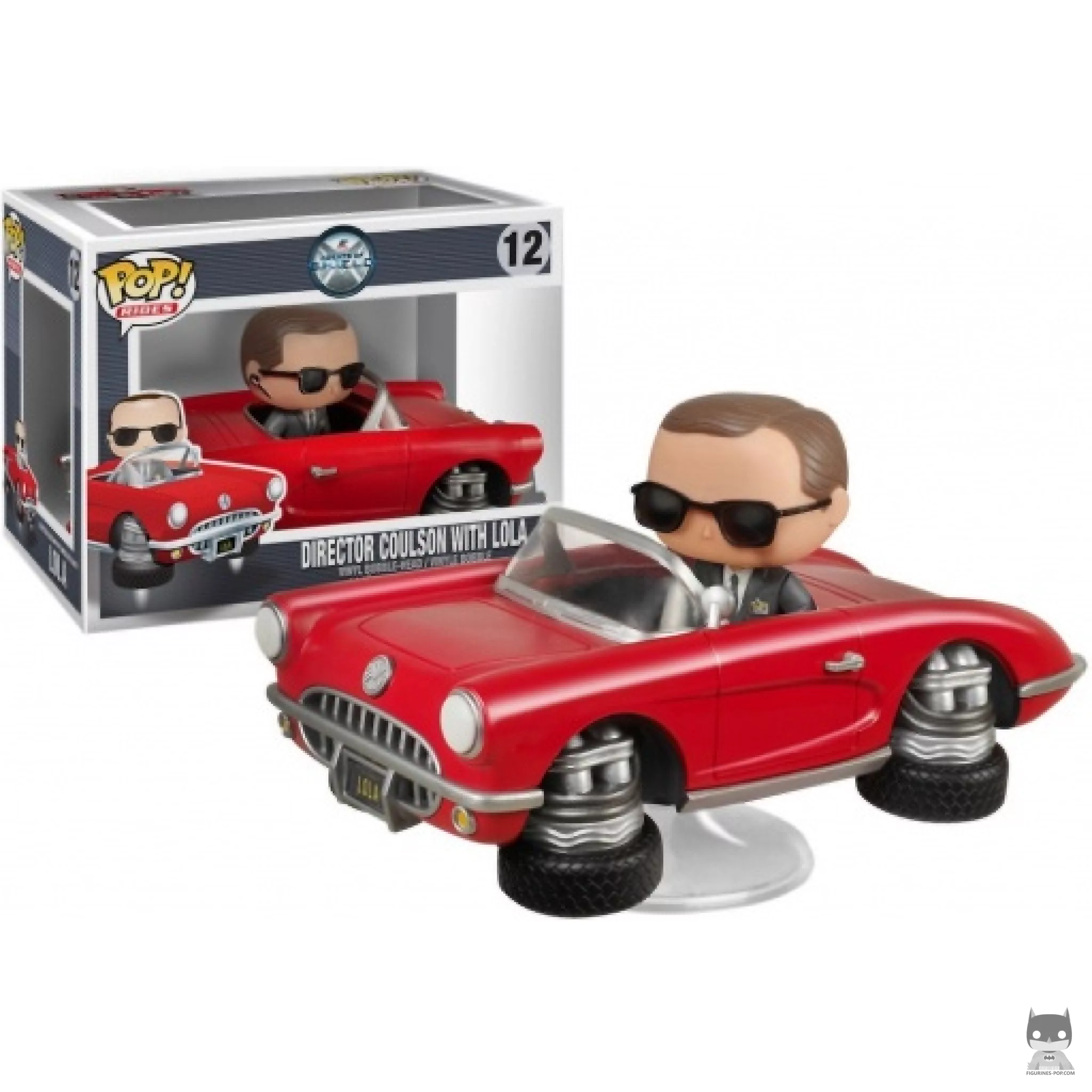 Figura Funko Pop! Phil Coulson (con Lola) (Marvel: Agentes de S.H.I.E.L.D.)