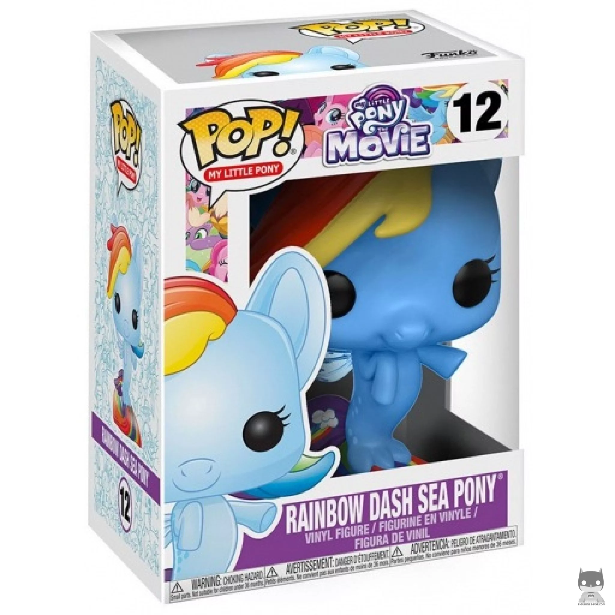 Figura Funko Pop! Rainbow Dash en su caja