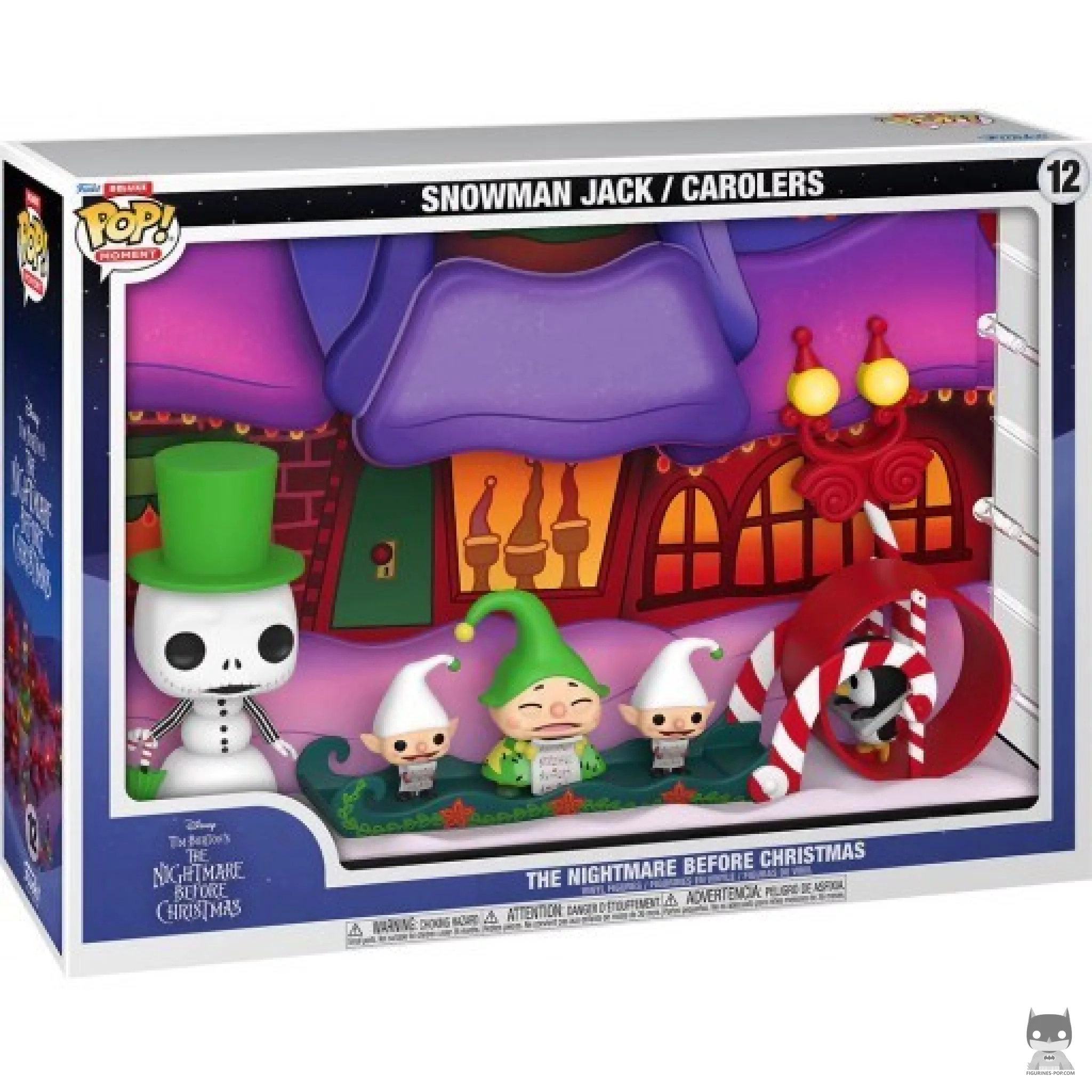 Figura Funko Pop! Jack muñeco de nieve & villancicos en su caja
