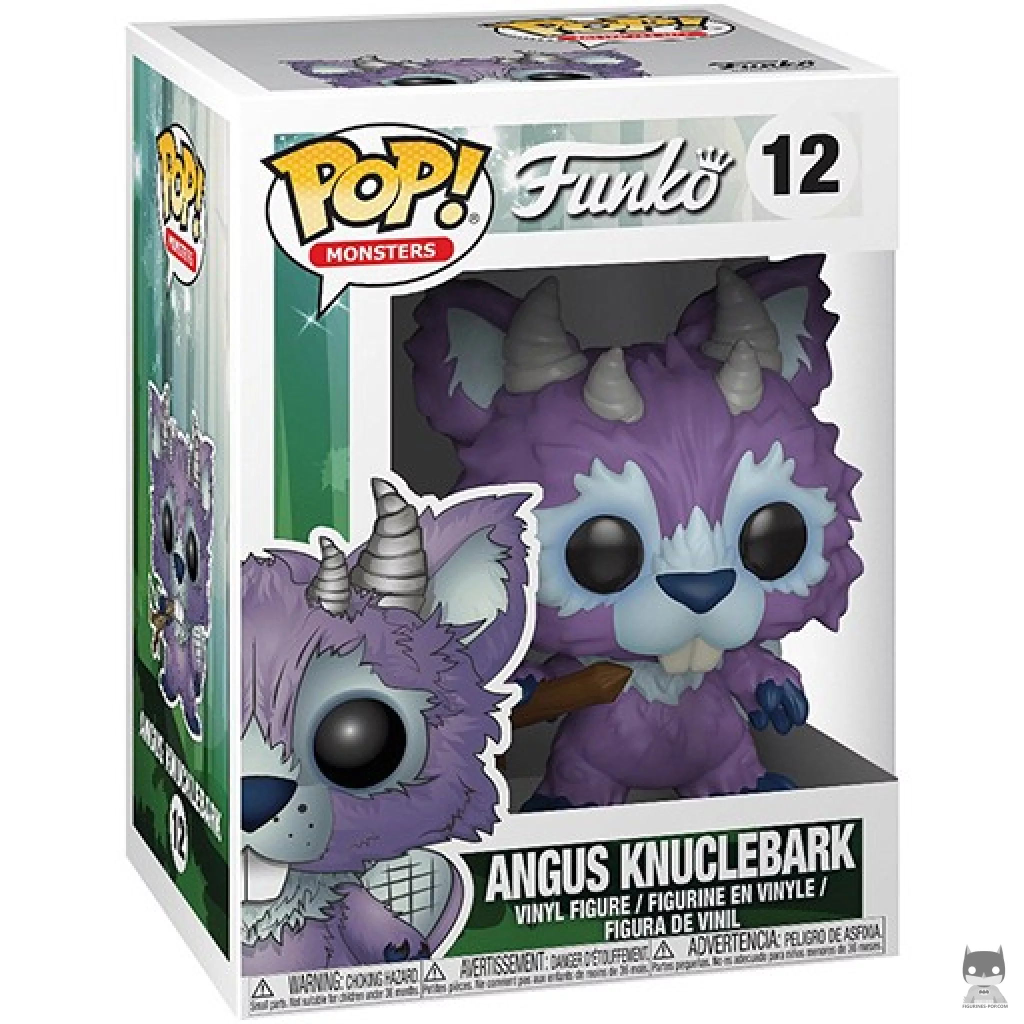 Figura Funko Pop! Angus Knucklebark en su caja