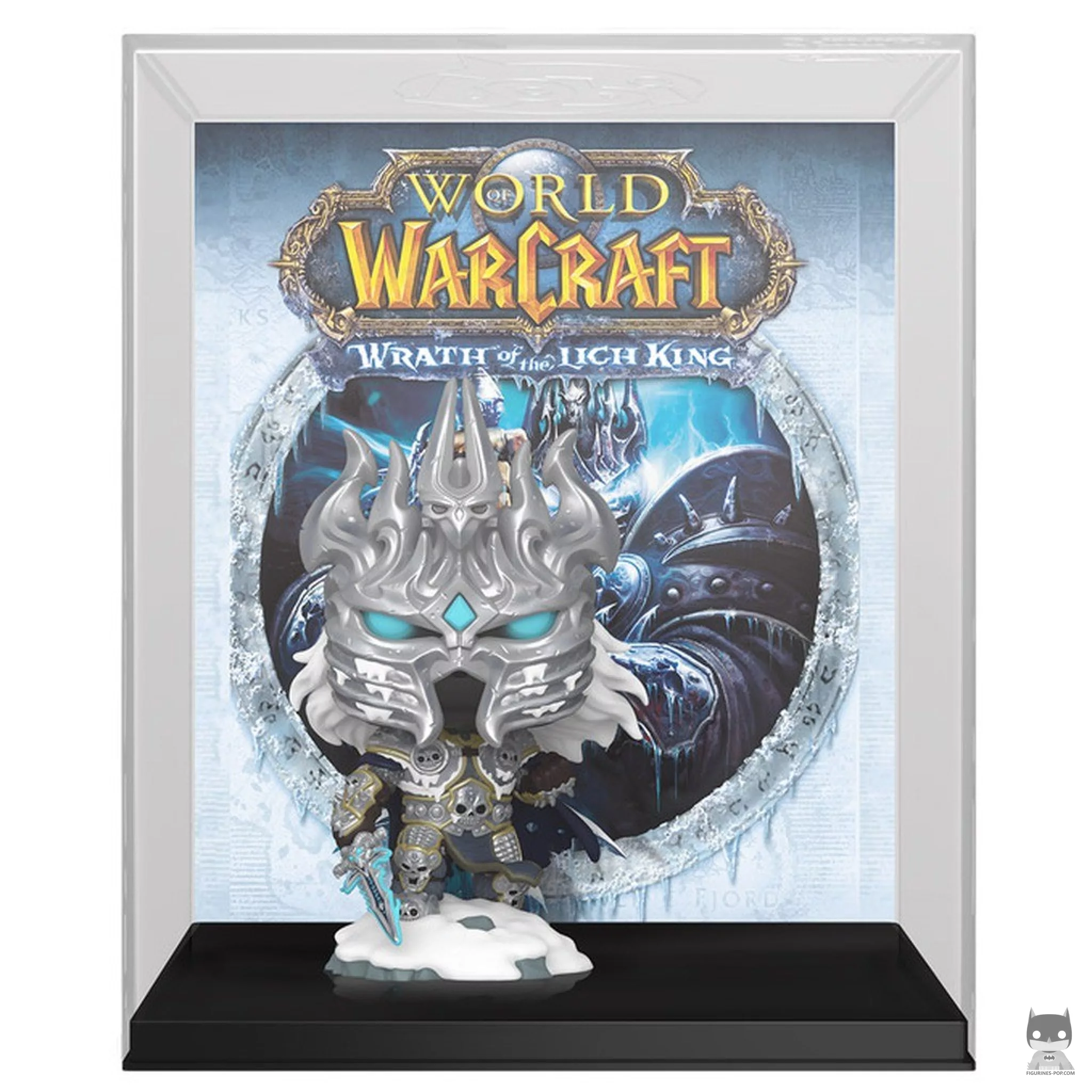 Figura Funko Pop! Rey Exánime (Portadas de videojuegos & Brilla en la oscuridad) (World of Warcraft)