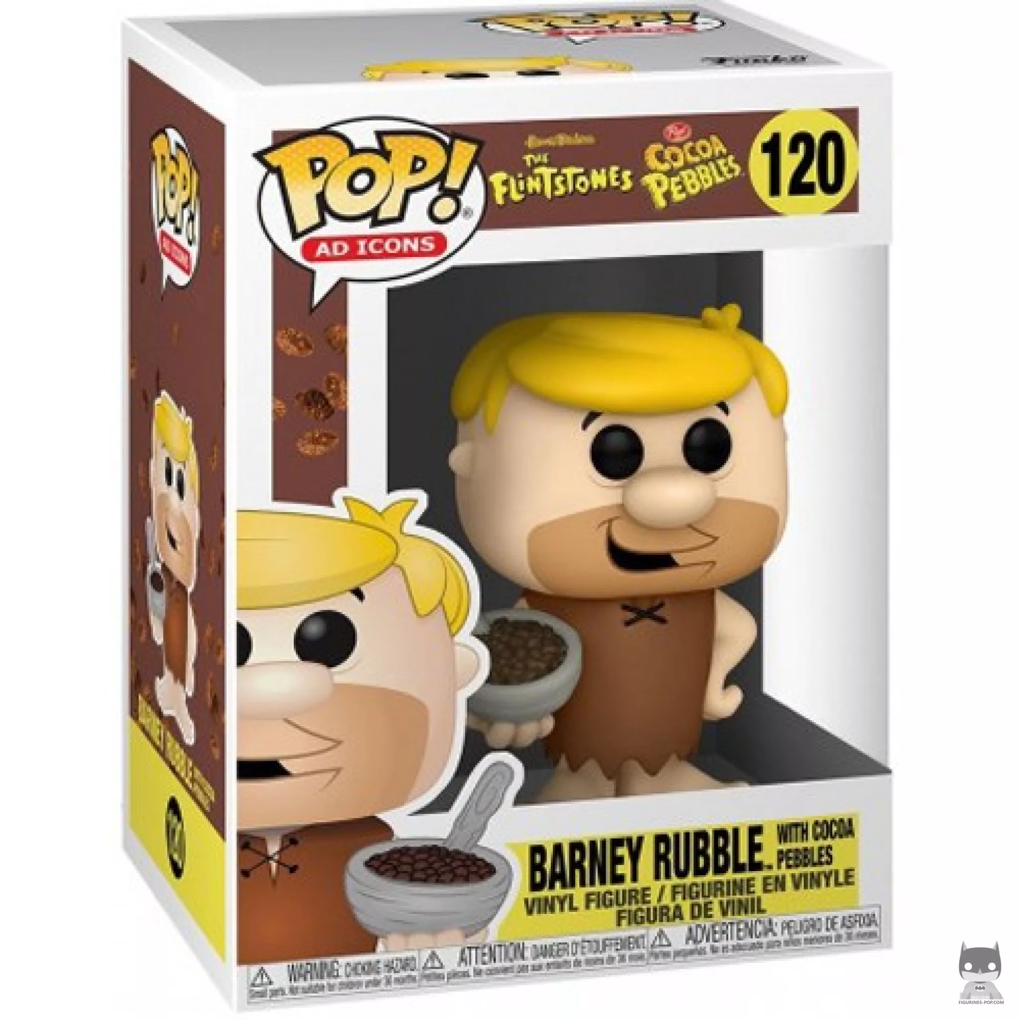 Figura Funko Pop! Pablo Mármol con Cocoa Pebbles en su caja