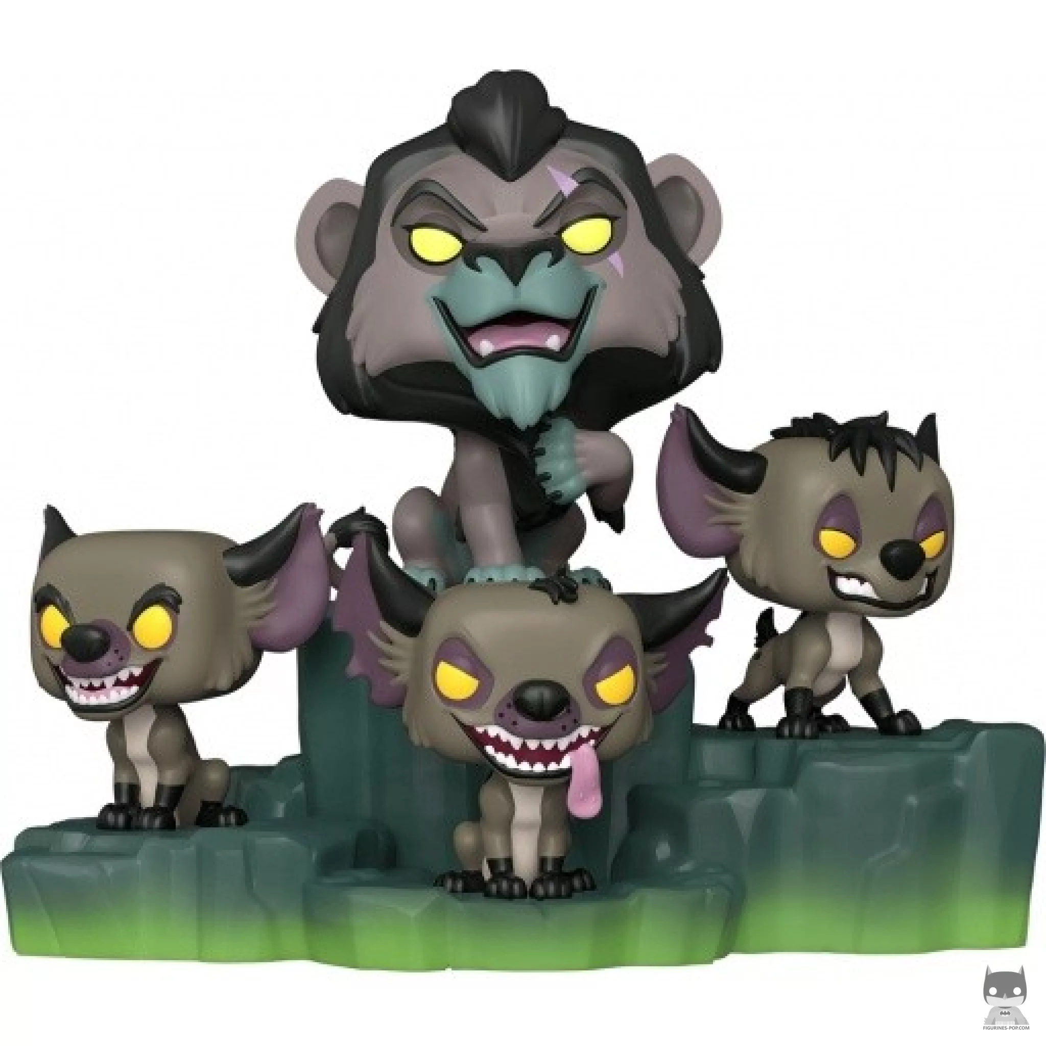 Figura Funko Pop! Villanos unidos: Scar con las hienas (Villanos Disney)