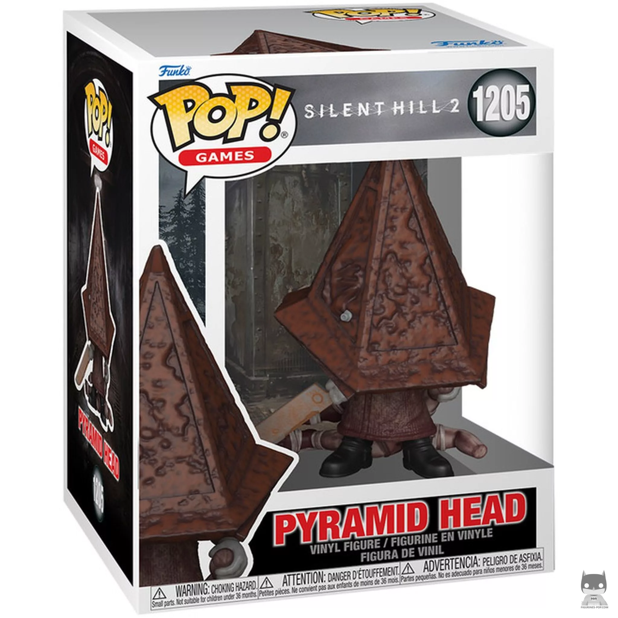 Figura Funko Pop! Cabeza de Pirámide en su caja