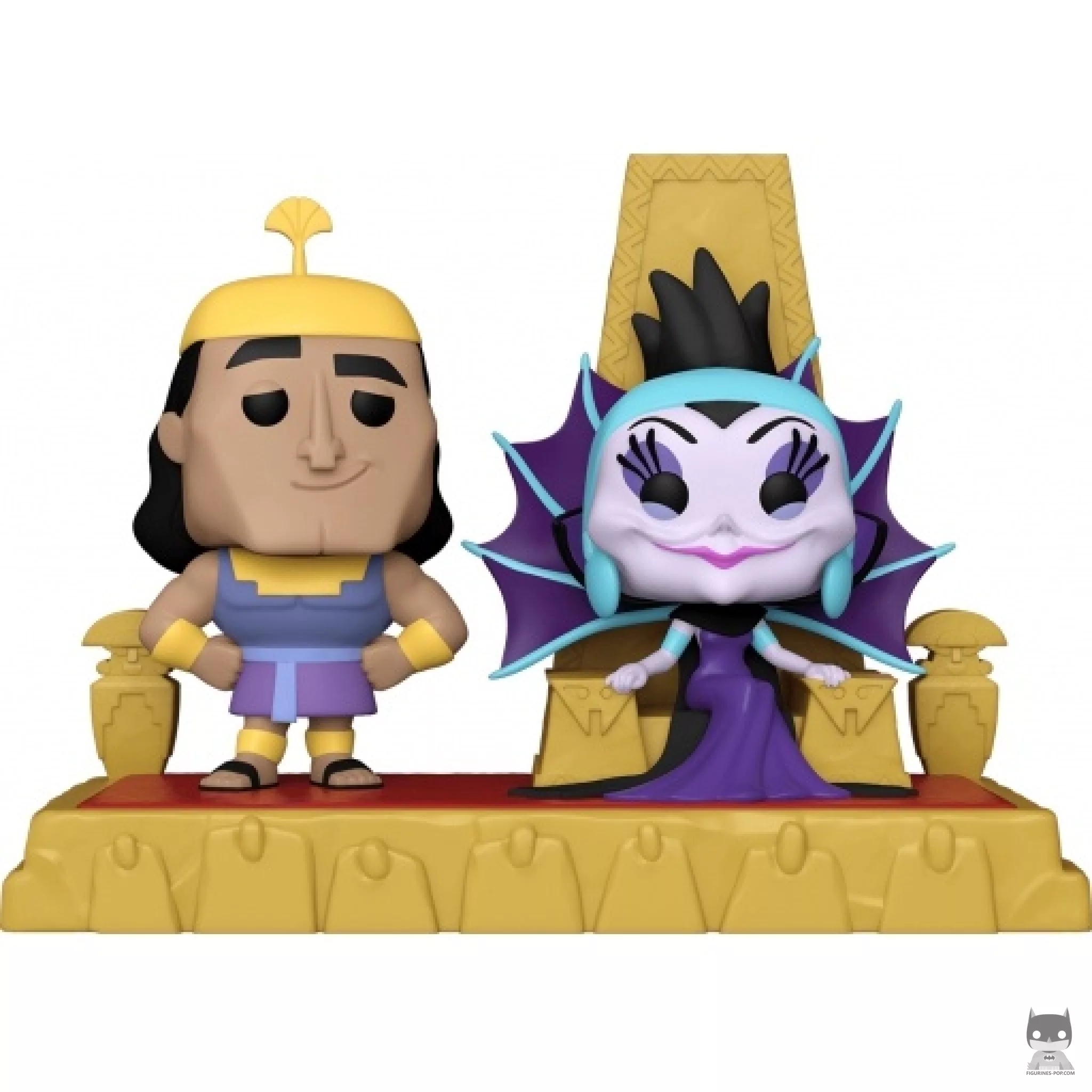Figura Funko Pop! Villanos unidos: Yzma & Kronk en el trono (Villanos Disney)