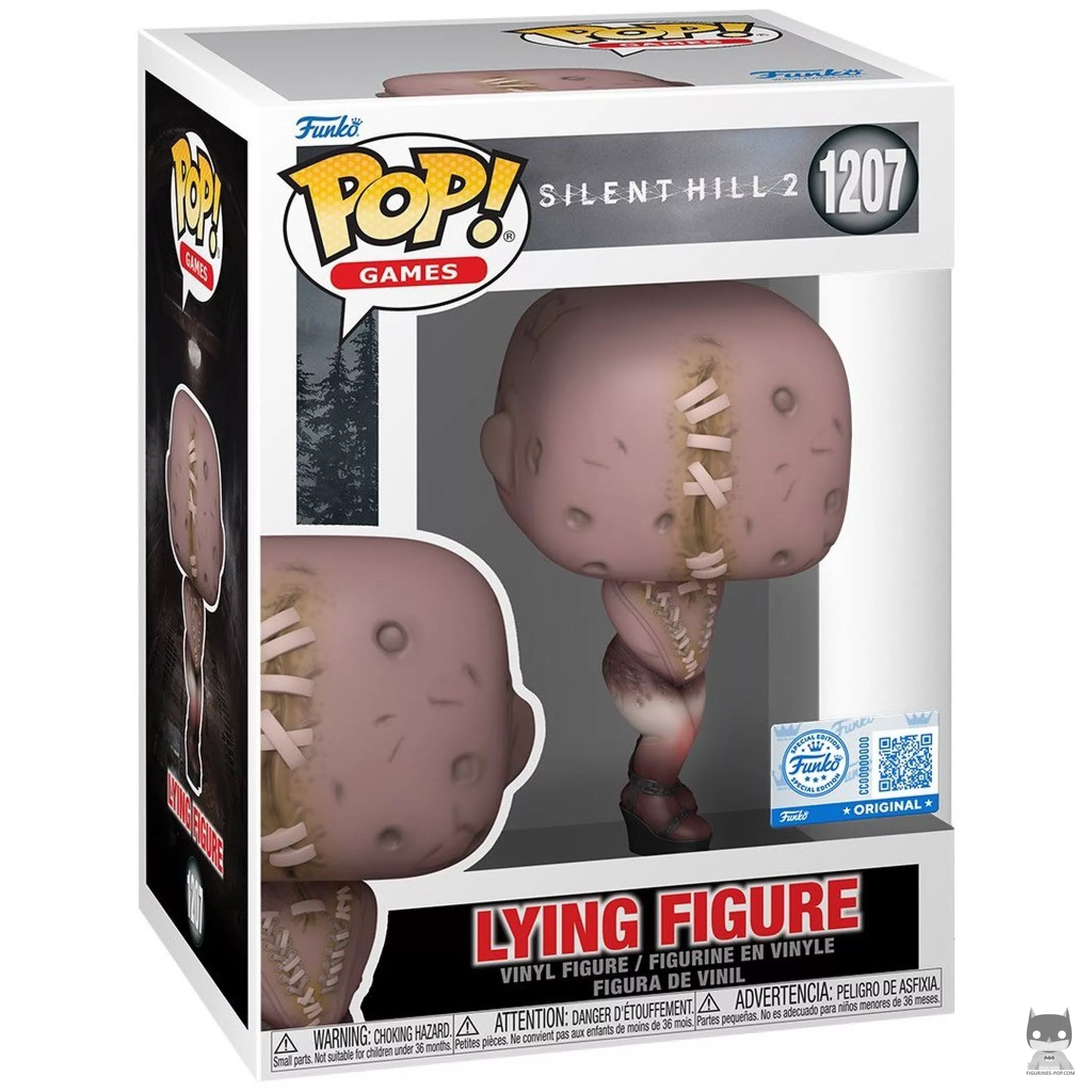 Figura Funko Pop! Figura yacente en su caja